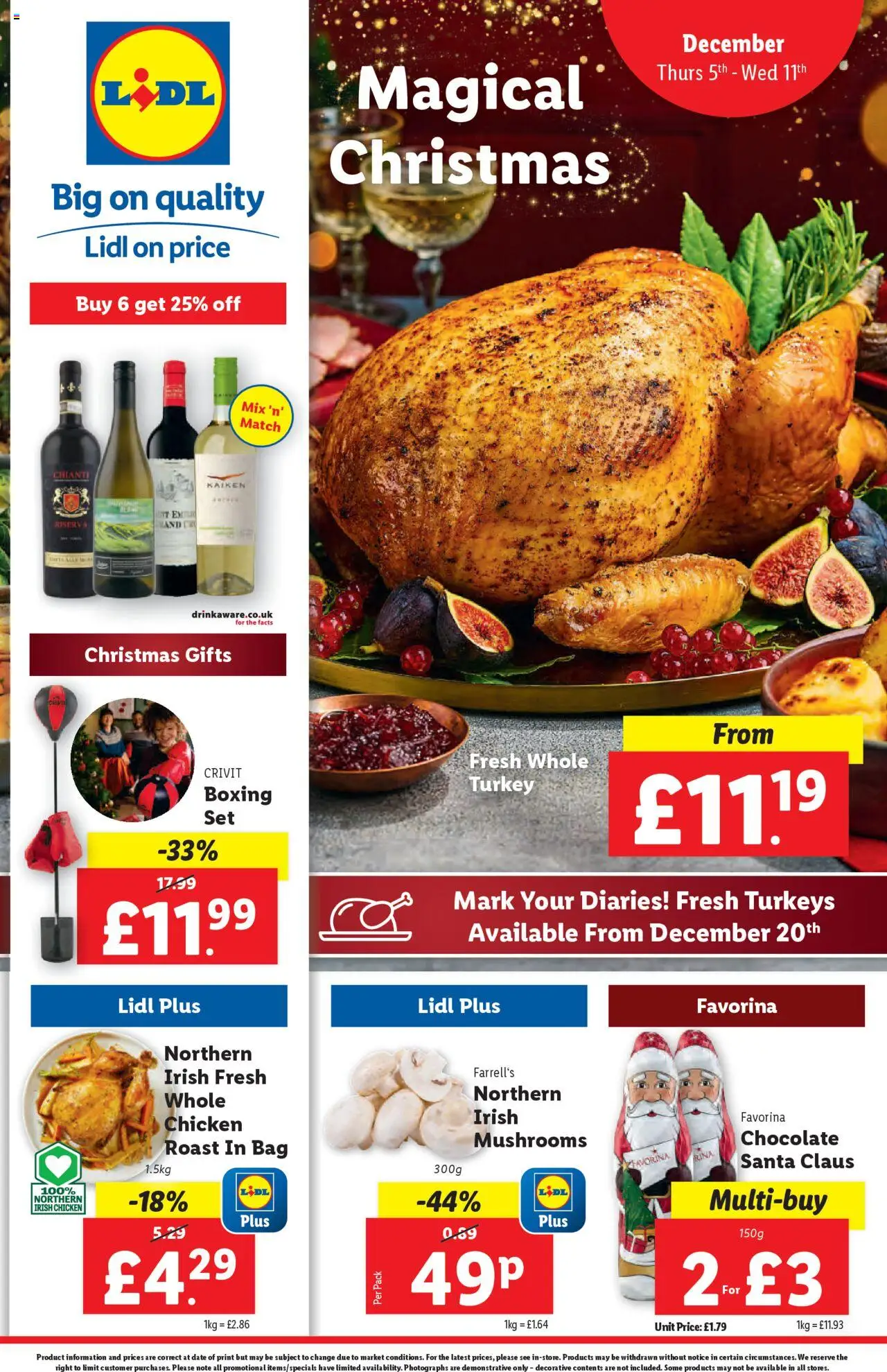 Lidl Christmas 2024 offers 05/12 - 11/12 || Deals & Sales