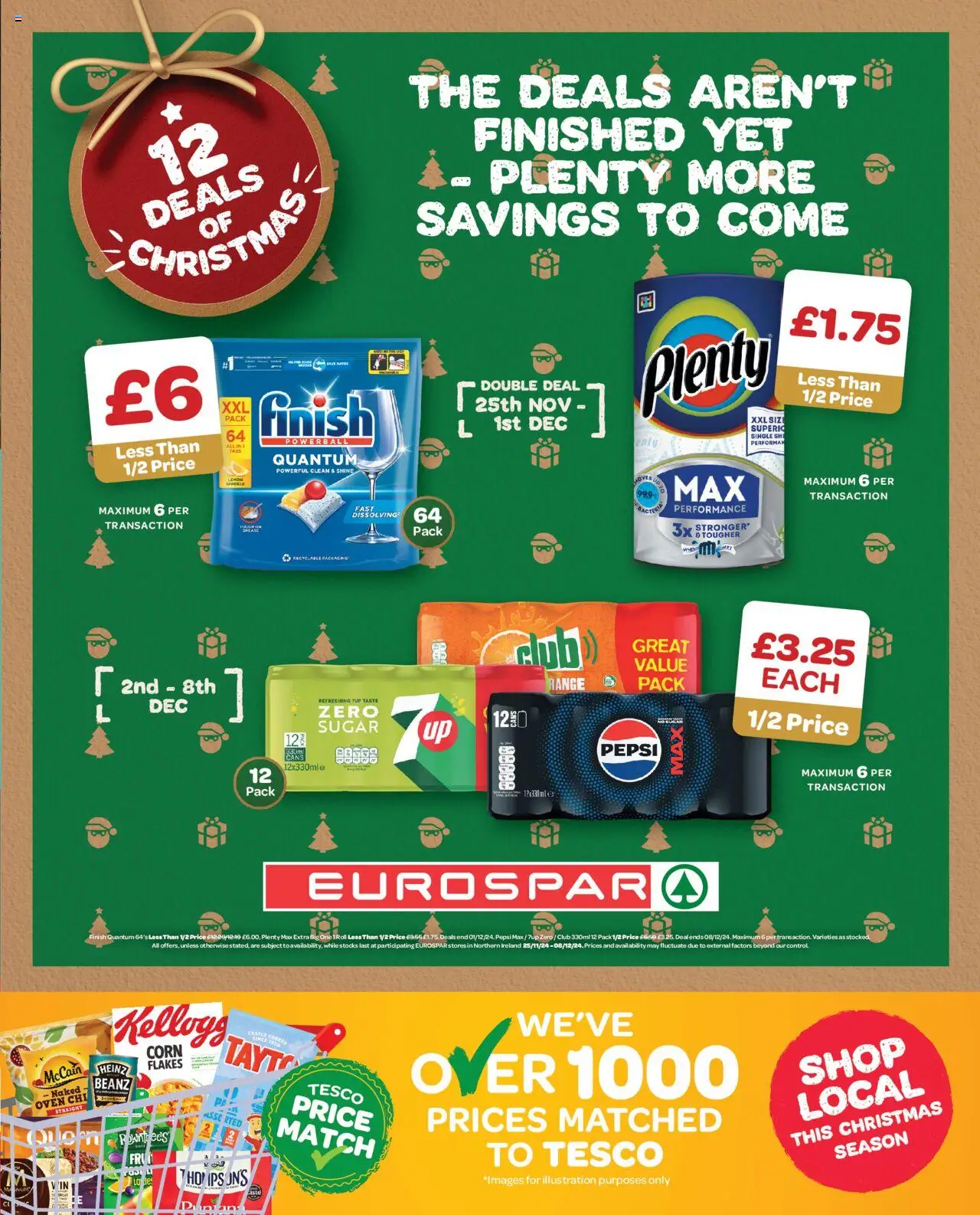 Spar Christmas 2024 offers 25/11 - 08/12 || Deals & Sales