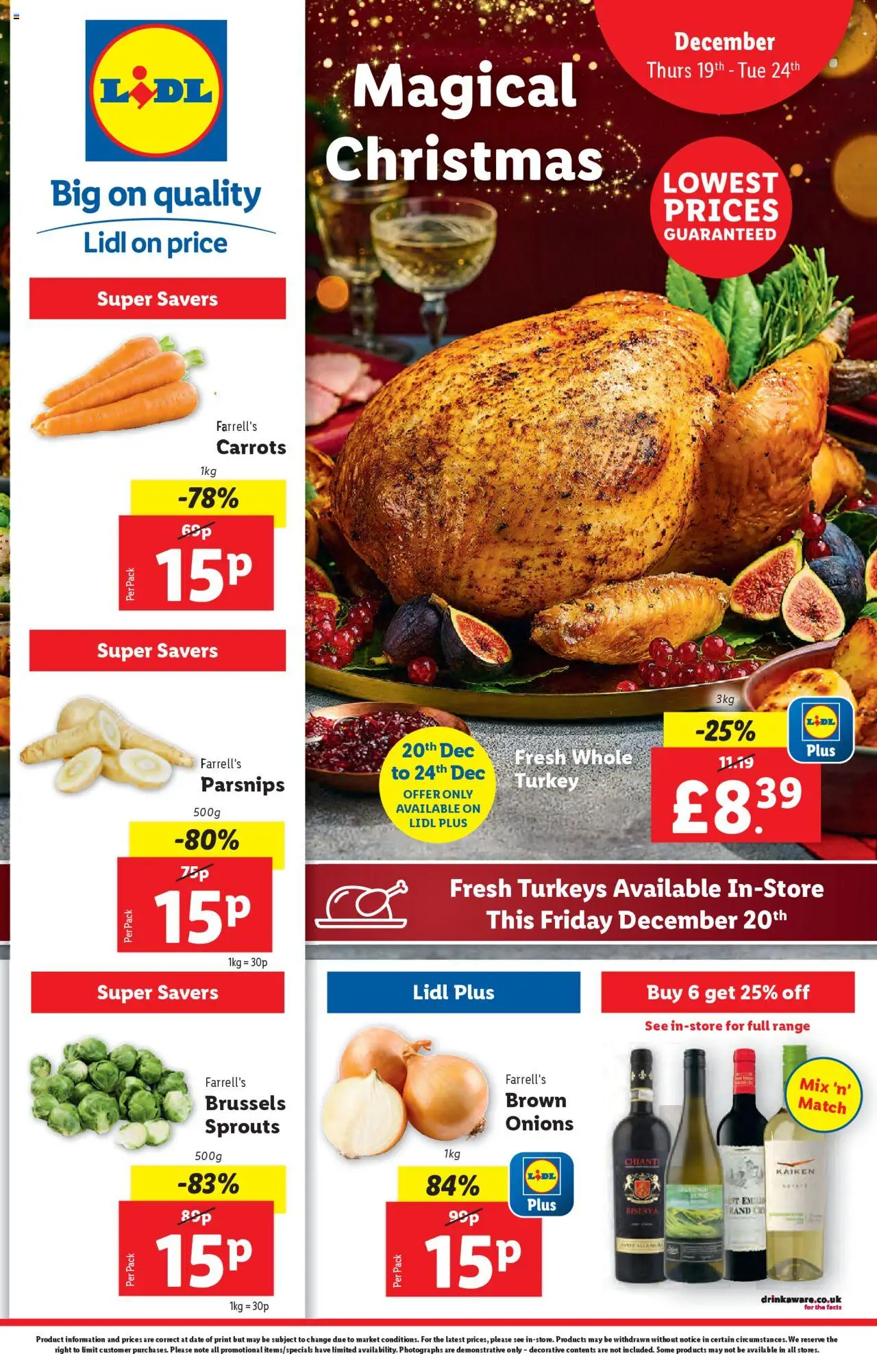 Lidl Christmas 2024 offers 19/12 - 24/12 || Deals & Sales