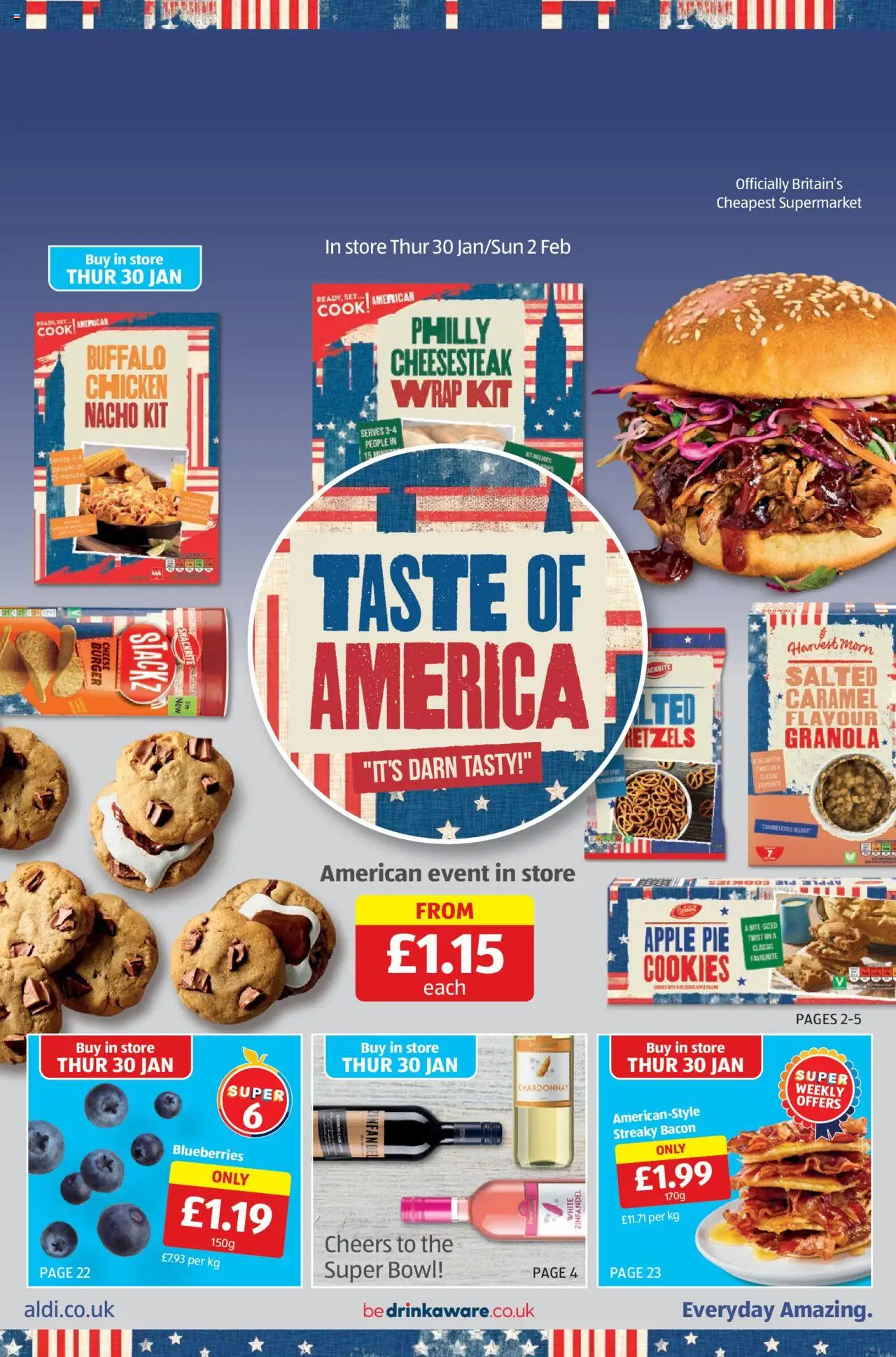 Aldi - Taste of America (30/01/2025 - 02/02/2025) - Offers Online