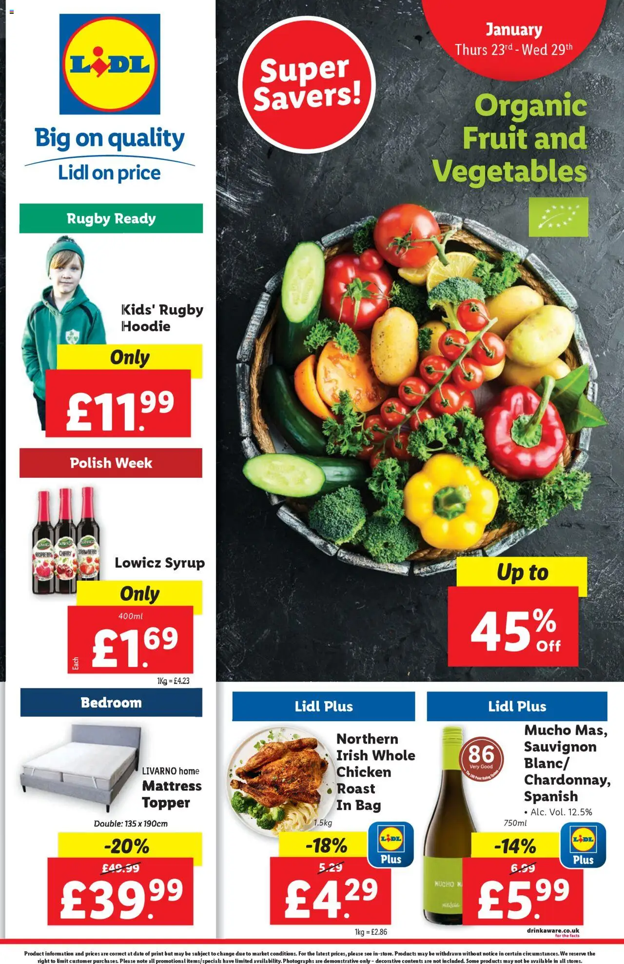 Lidl - Super savers (23/01/2025 - 29/01/2025) - Offers Online