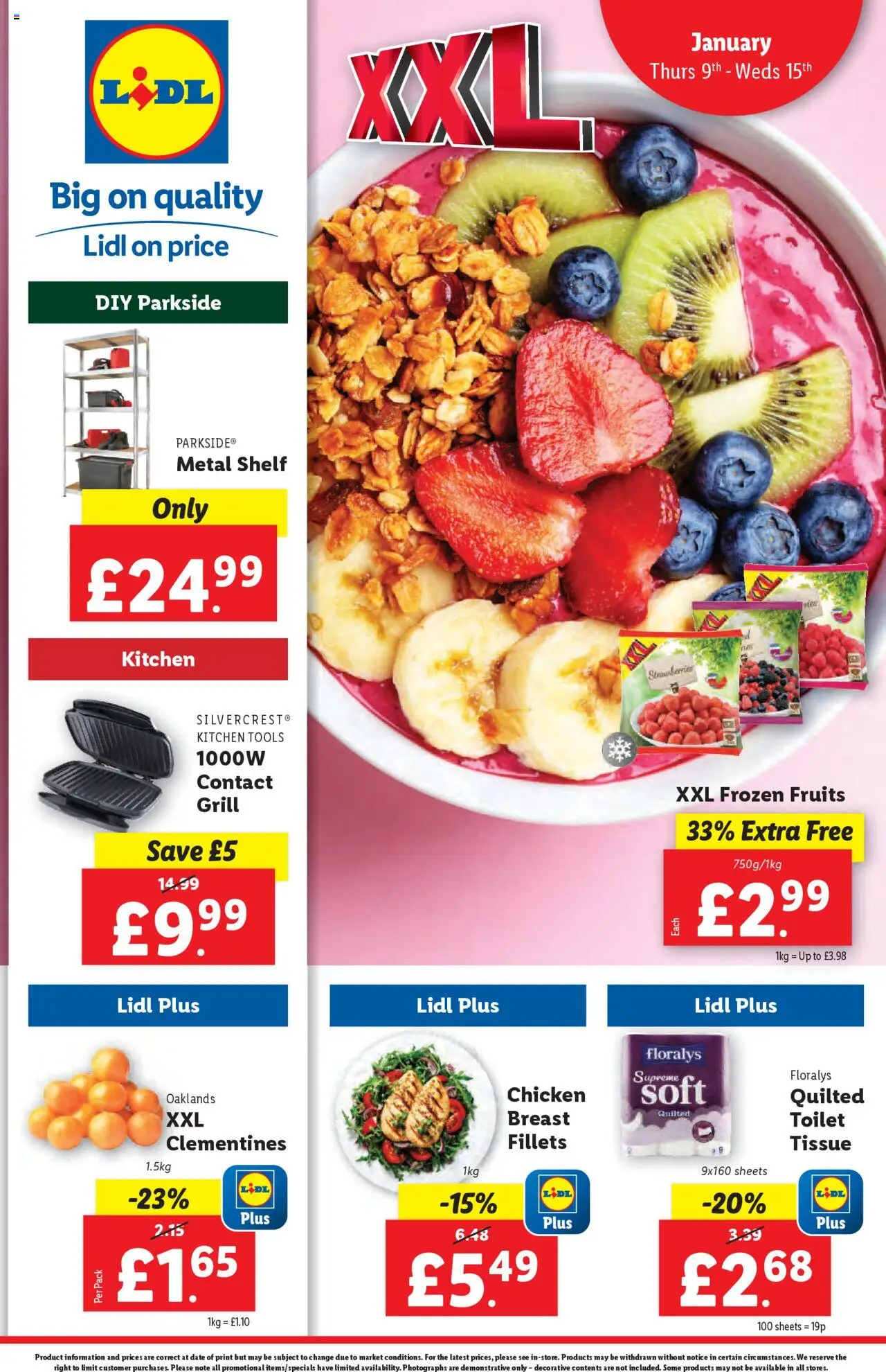 Lidl - XXL Offers (09/01/2025 - 15/01/2025) - Offers Online