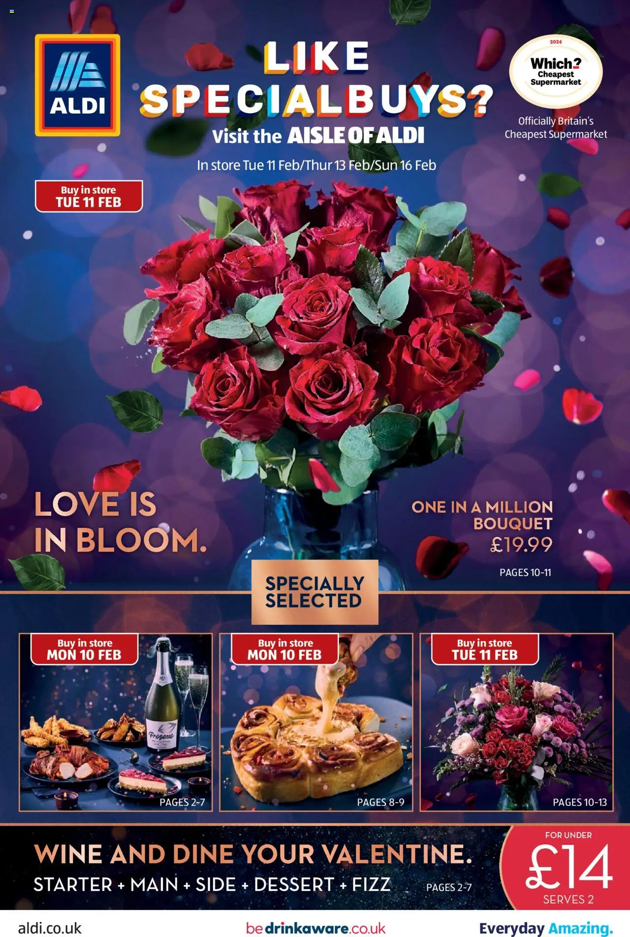 Offers Aldi Valentine's Day 2025 || Deals & Sales