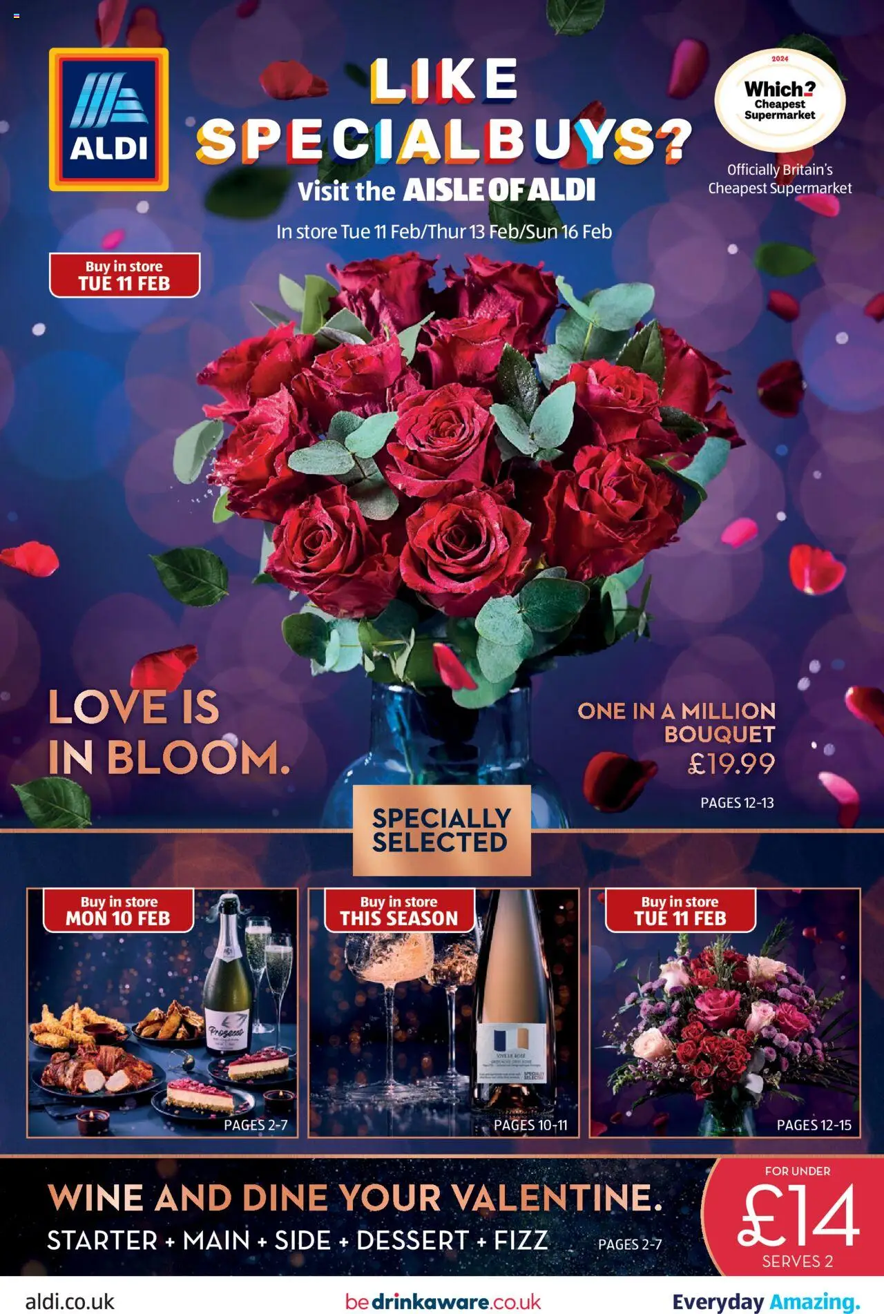 Offers Aldi Valentine's Day 2025 || Deals & Sales