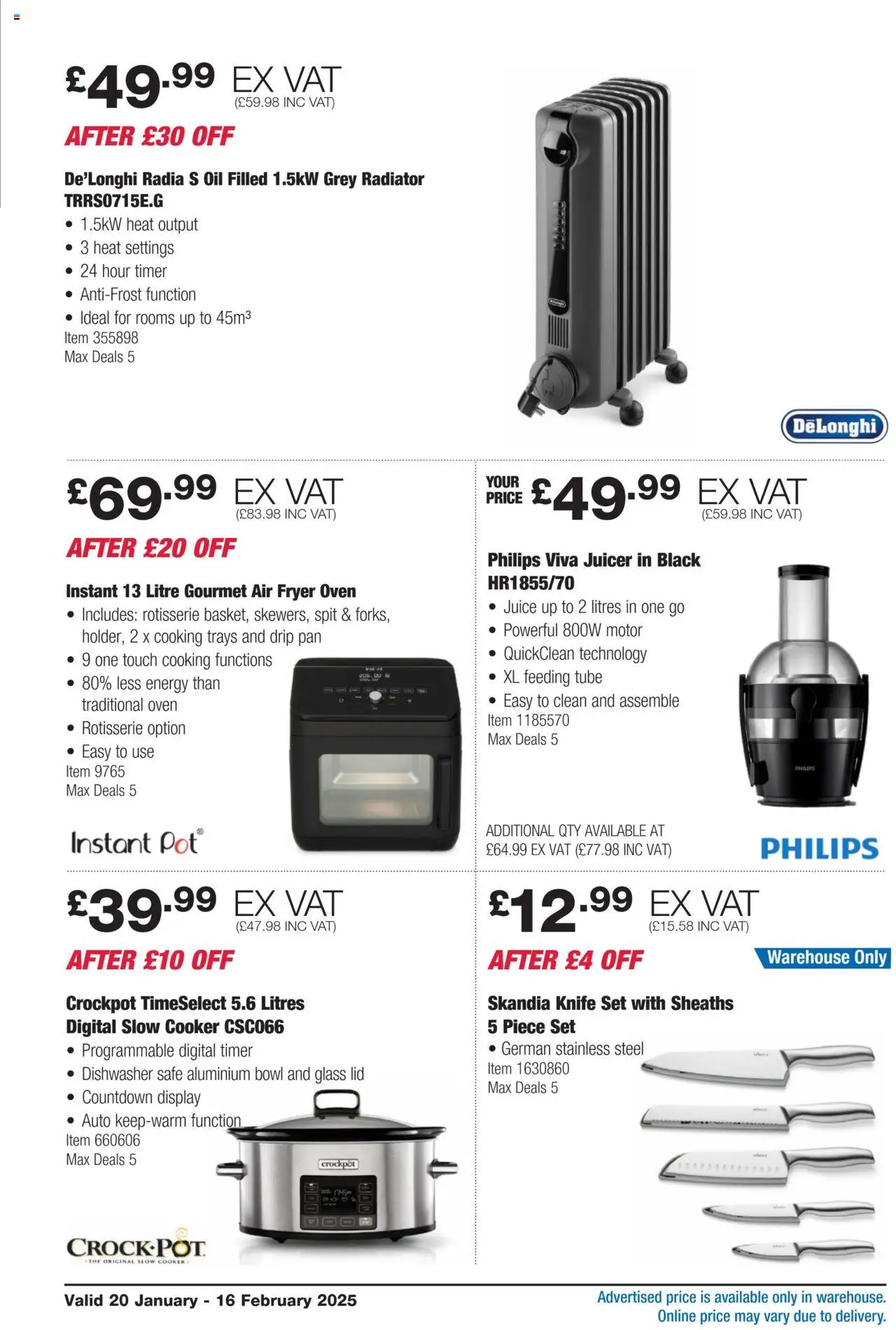 Costco shop Member-Only Savings valid from 20/01/2025 - Page number 4
