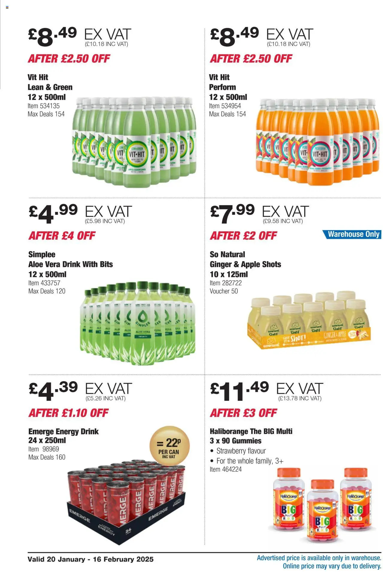 Costco shop Member-Only Savings valid from 20/01/2025 - Page number 12