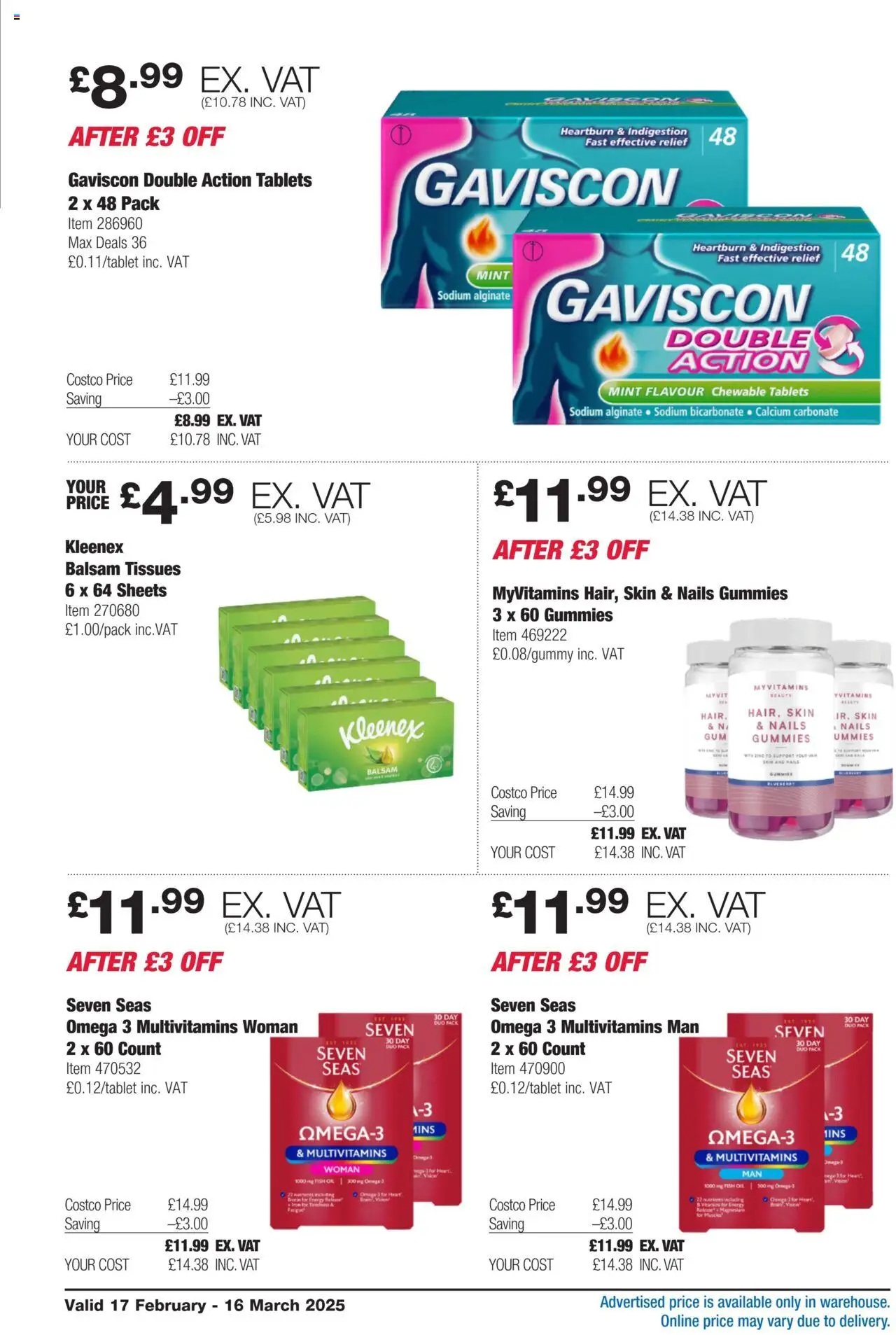 Costco shop Member-Only Savings valid from 17/02/2025 - Page number 16