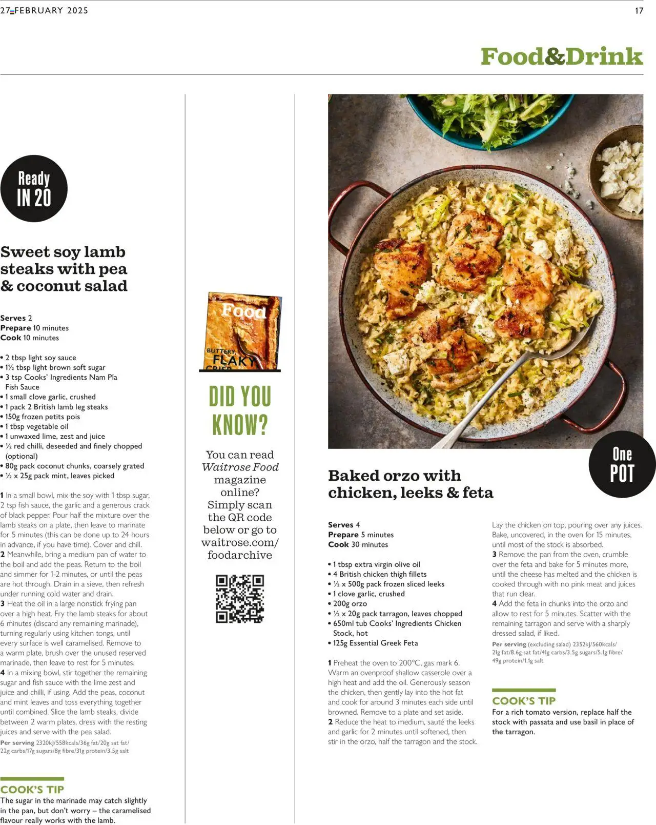 Waitrose shop Offers valid from 27/02/2025 - Page number 17