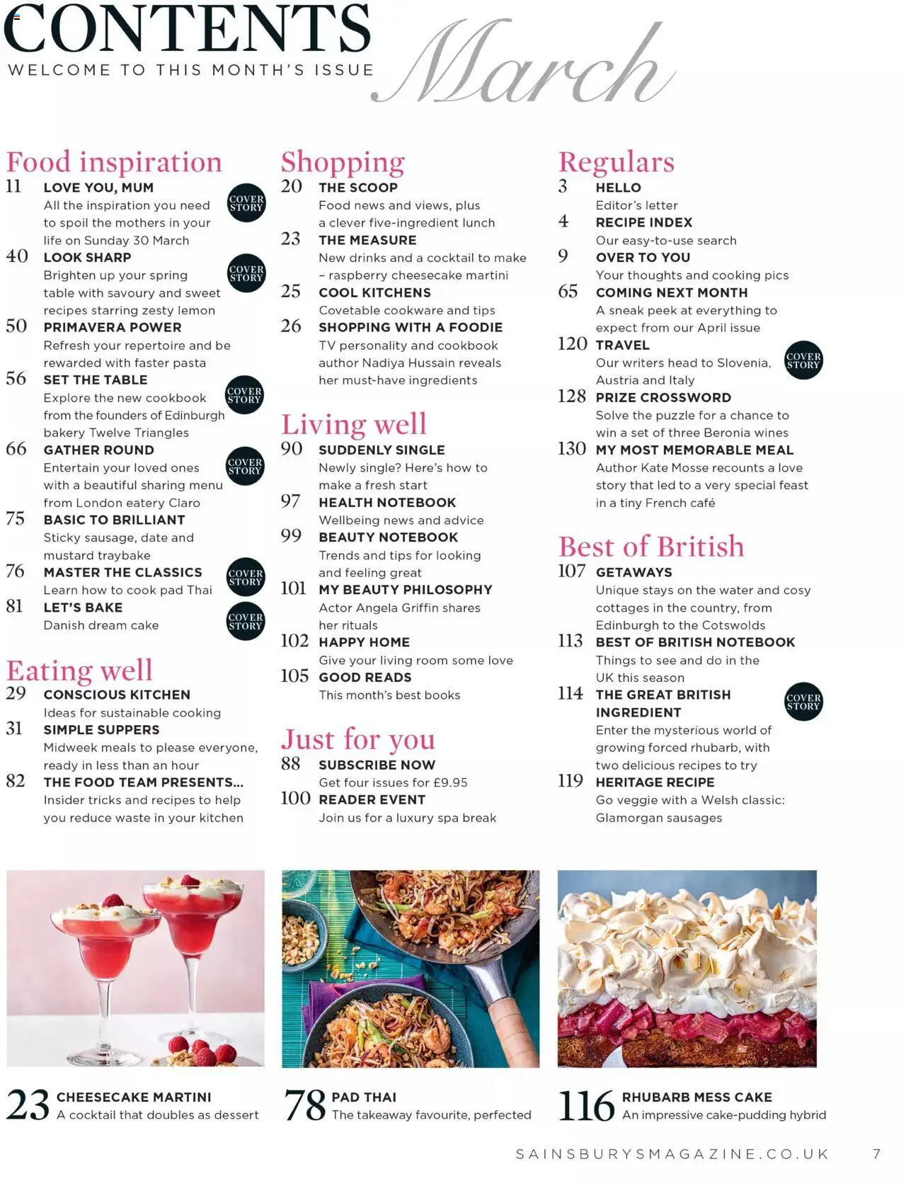 Sainsbury's shop Magazine Collection - March 2025 valid from 01/03/2025 - Page number 7