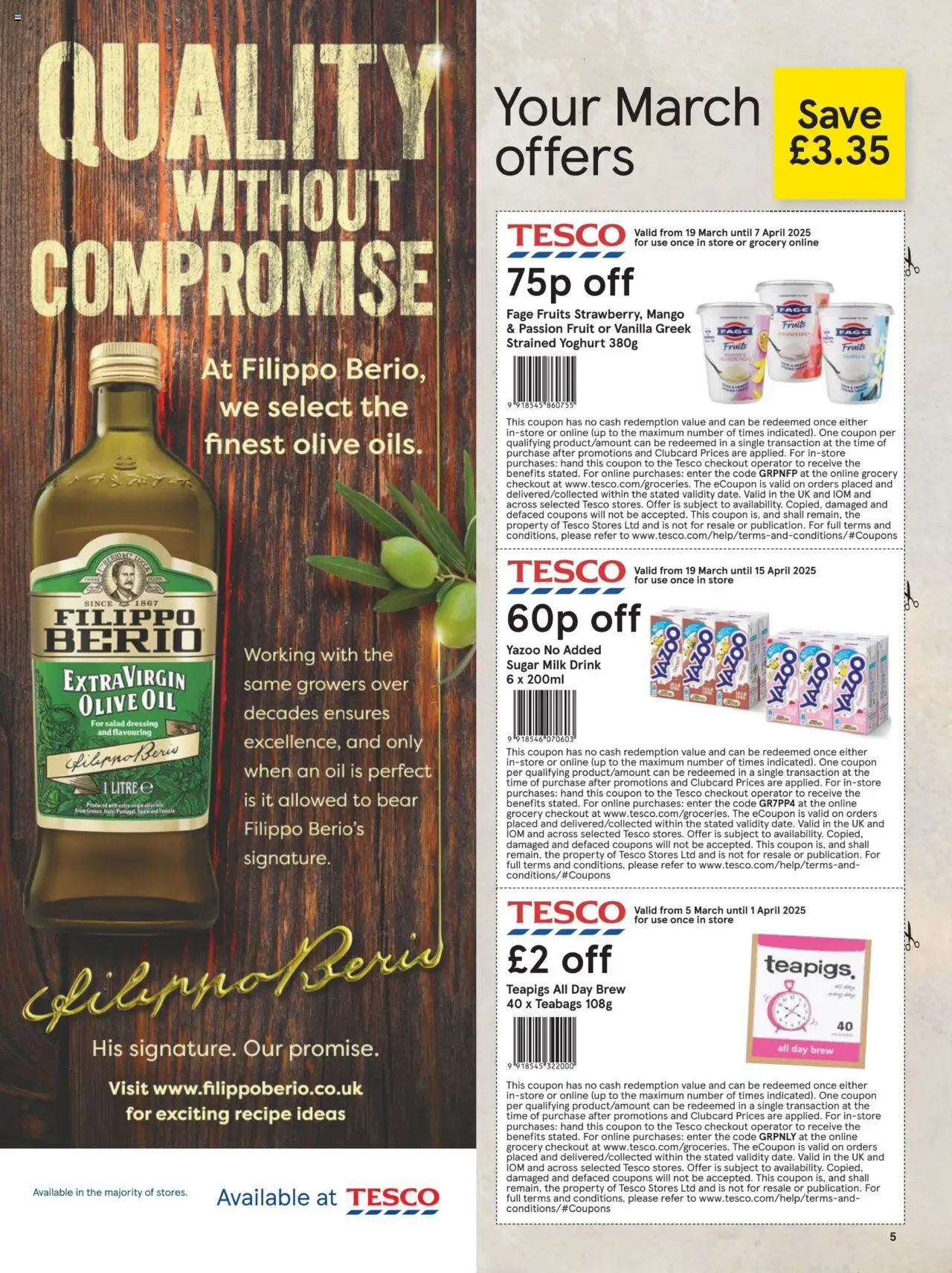 Tesco shop Tesco Magazine - March 2025 valid from 01/03/2025 - Page number 5