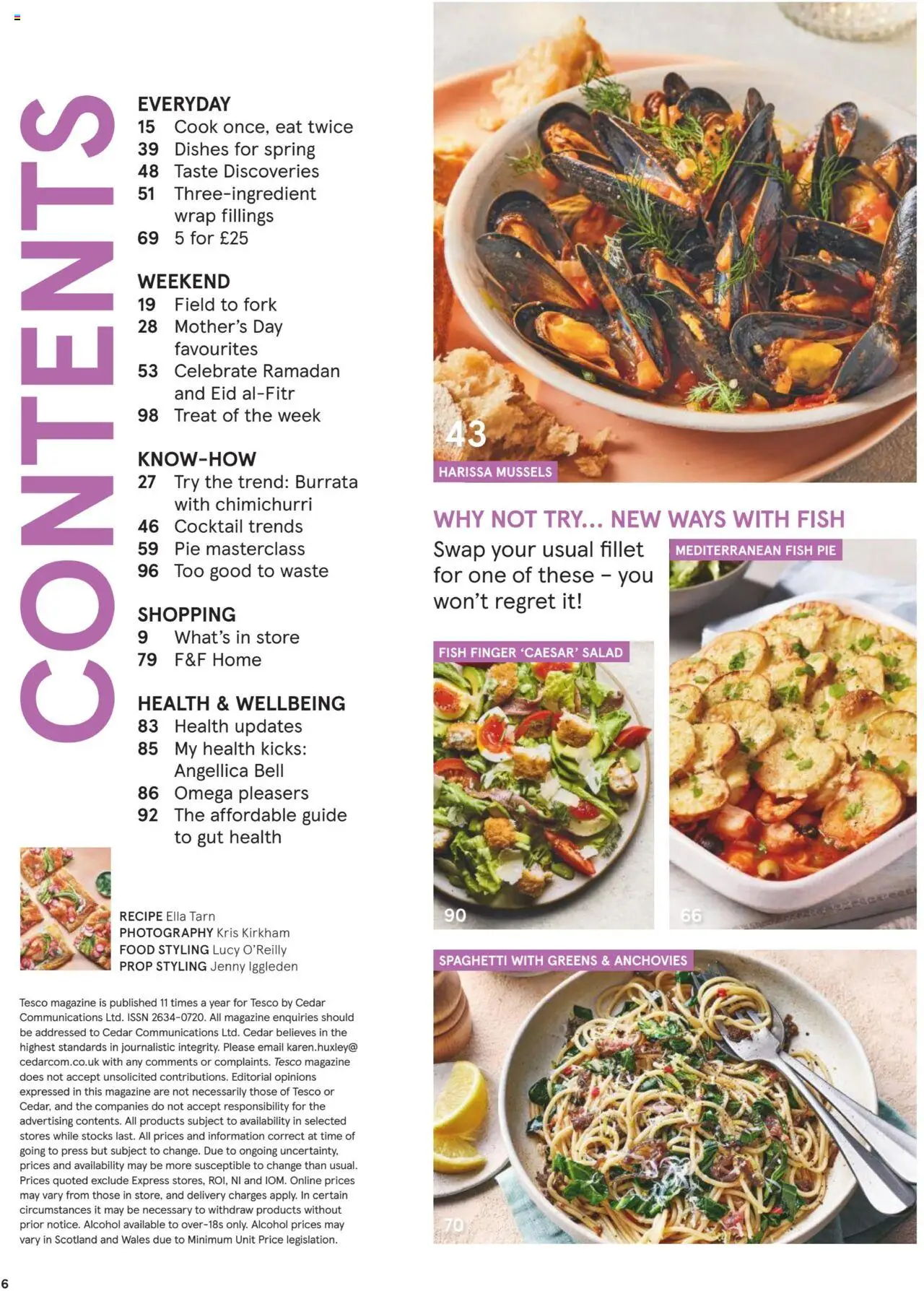 Tesco shop Tesco Magazine - March 2025 valid from 01/03/2025 - Page number 6