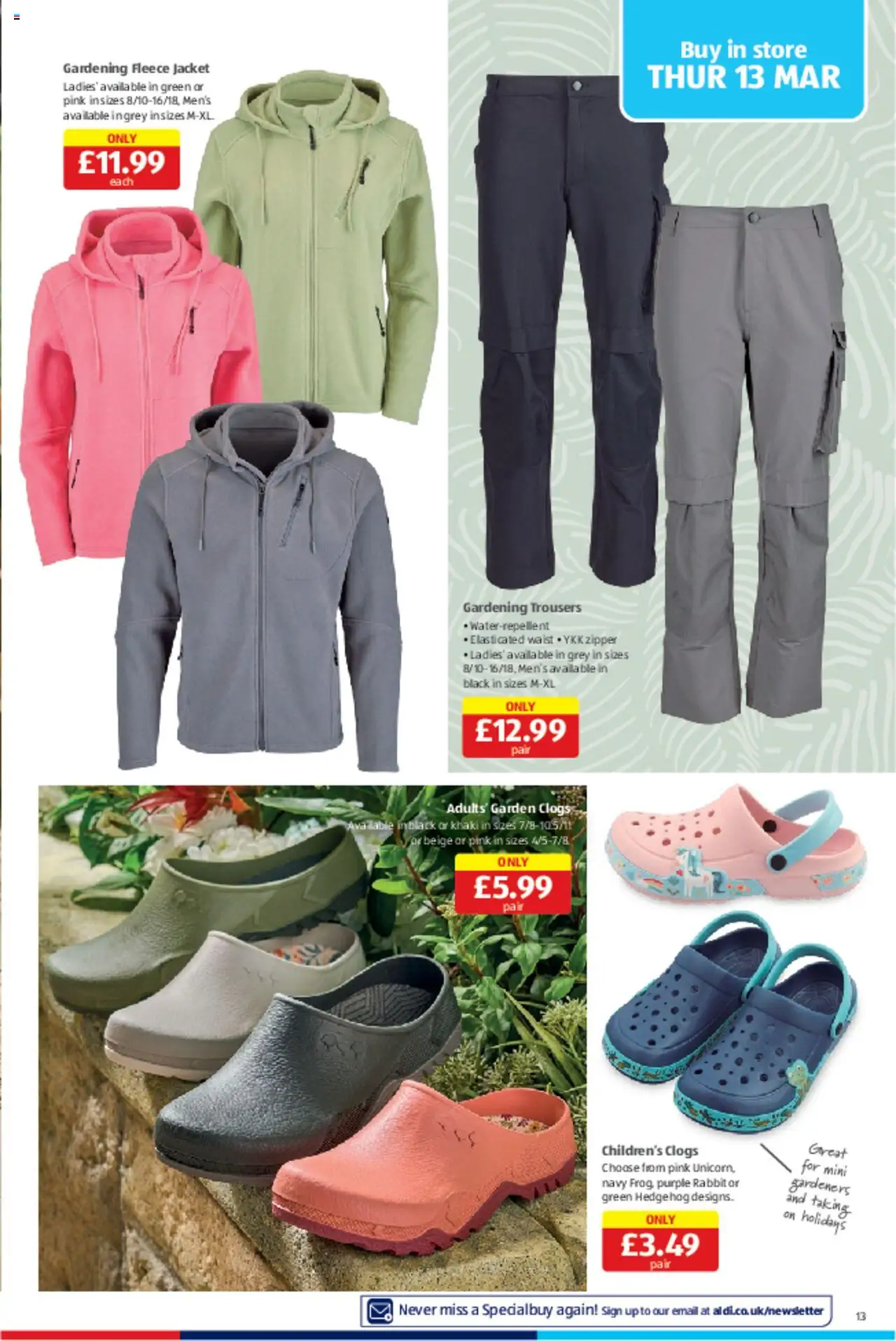 Aldi shop Weekly offers UK Specialbuys valid from 13/03/2025 - Page number 13