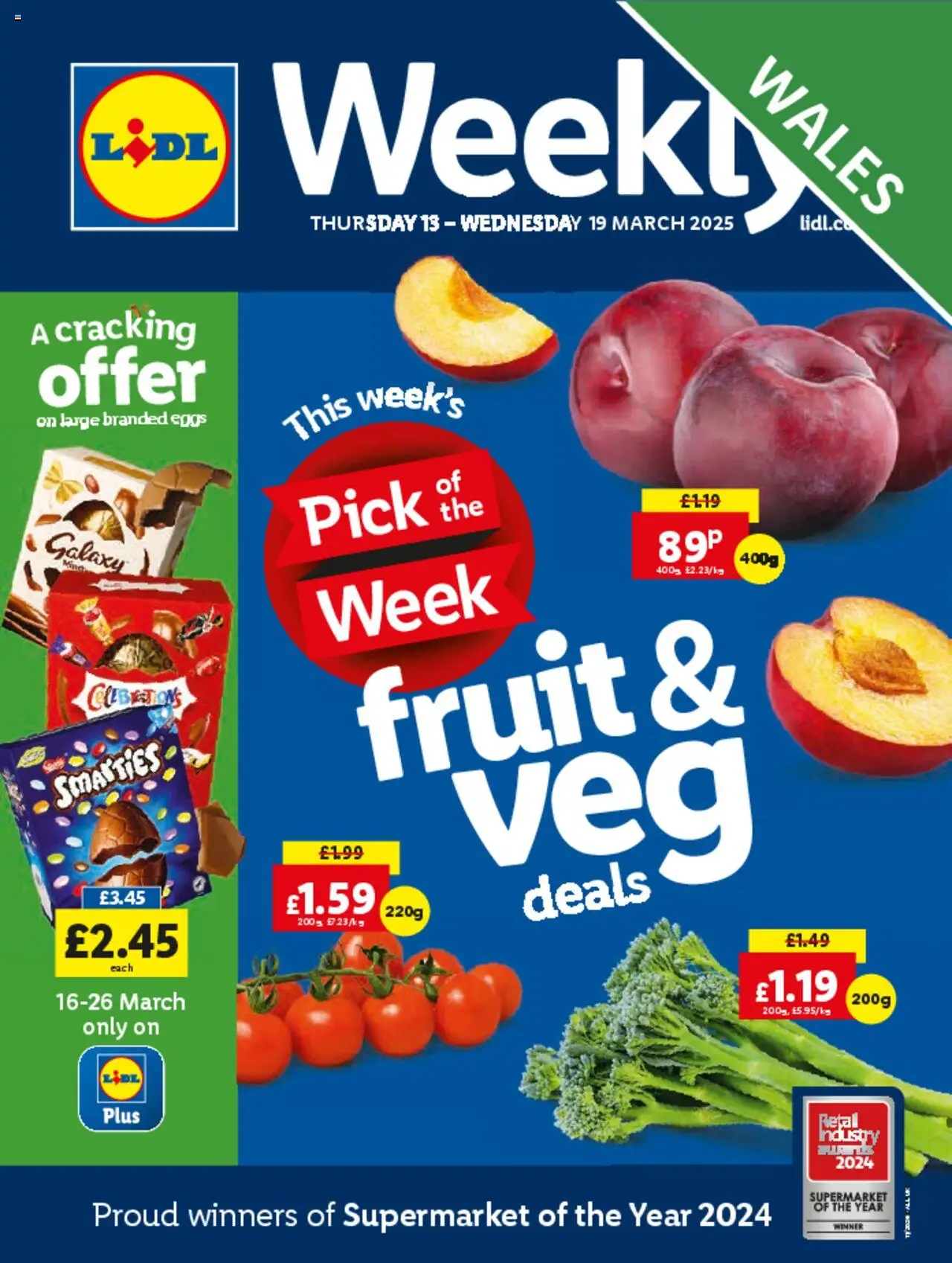 Lidl shop Lidl Weekly Wales valid from 13/03/2025 - Page number 1 - Eggs