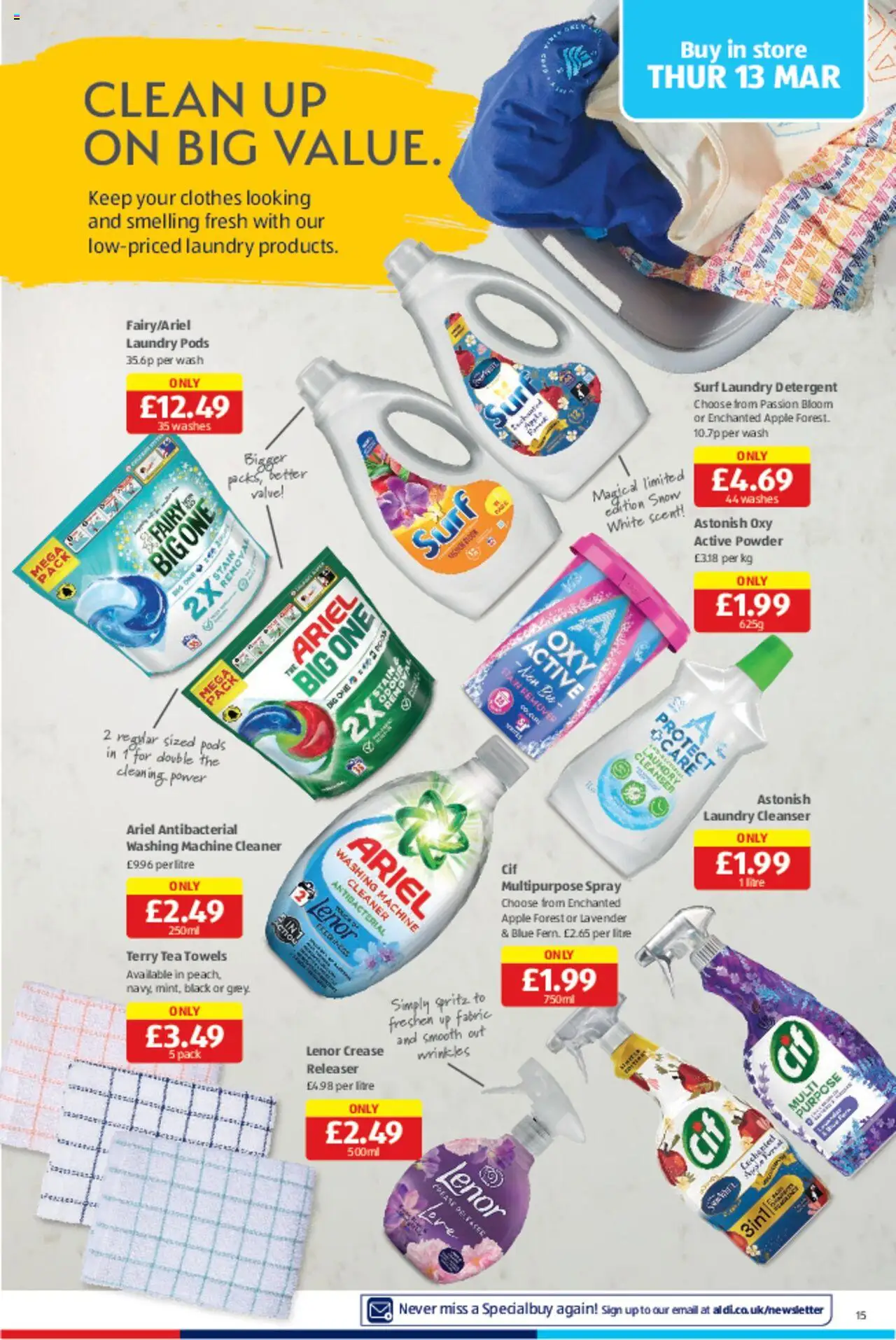 Aldi shop Weekly offers Scottish Specialbuys valid from 13/03/2025 - Page number 15