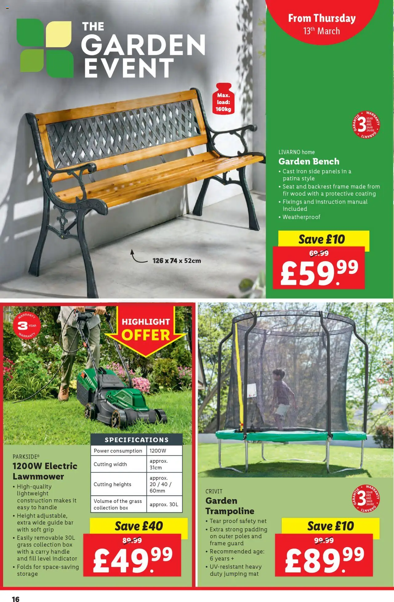 Lidl shop Bank Holiday Breakfast Bundle valid from 13/03/2025 - Page number 16