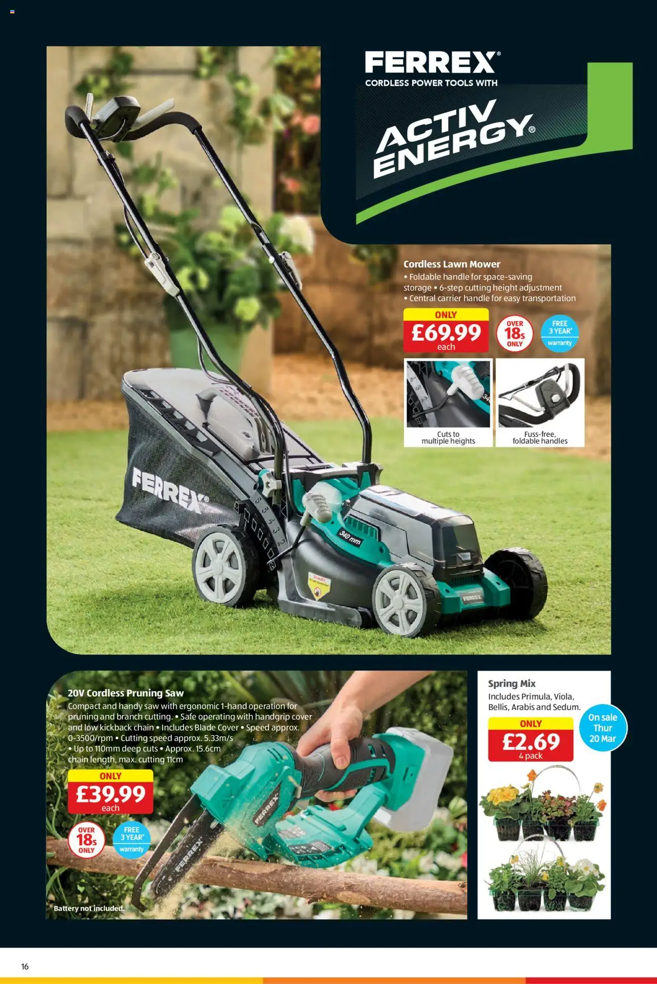 Aldi shop Weekly offers UK Specialbuys valid from 20/03/2025 - Page number 16