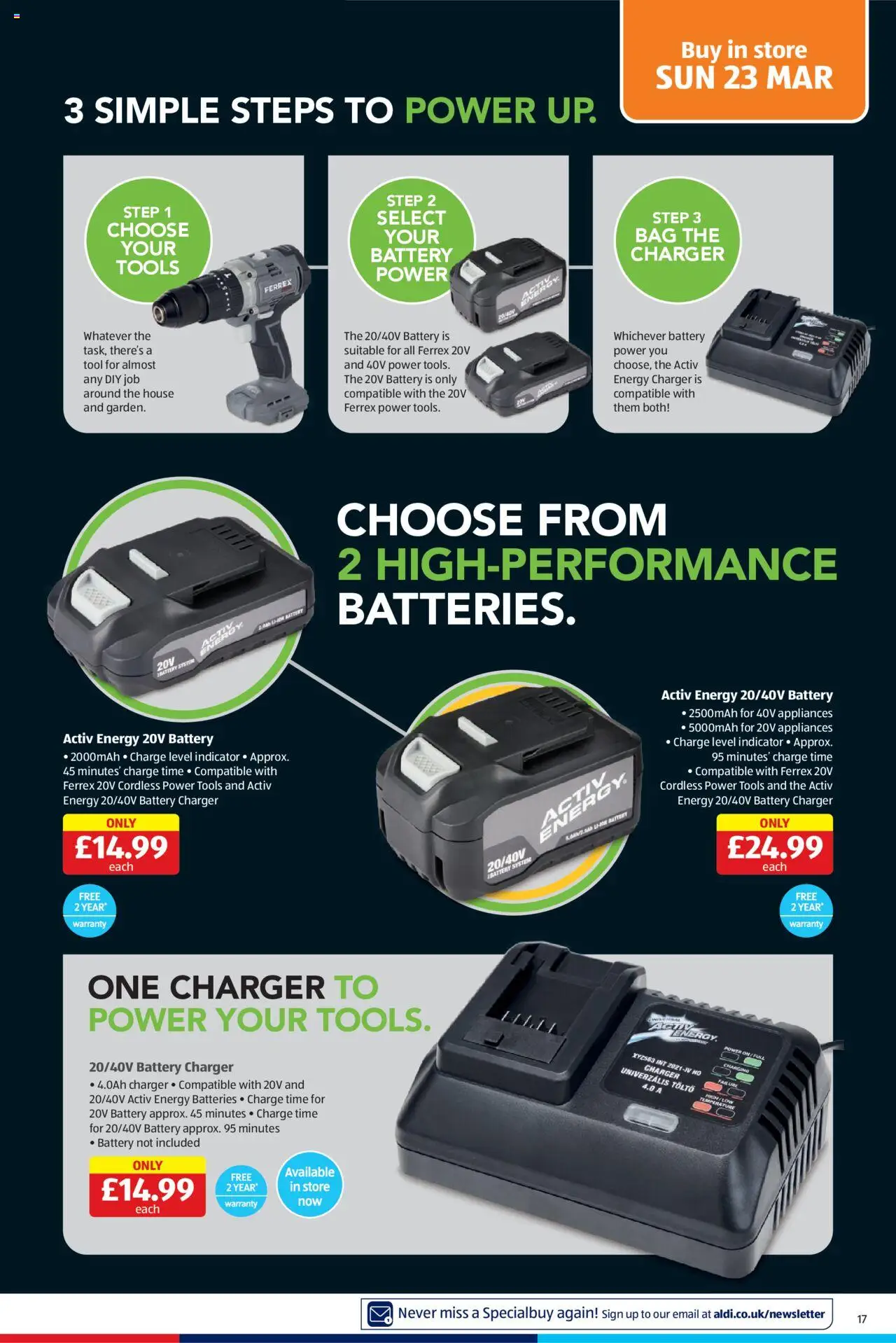Aldi shop Weekly offers UK Specialbuys valid from 20/03/2025 - Page number 17