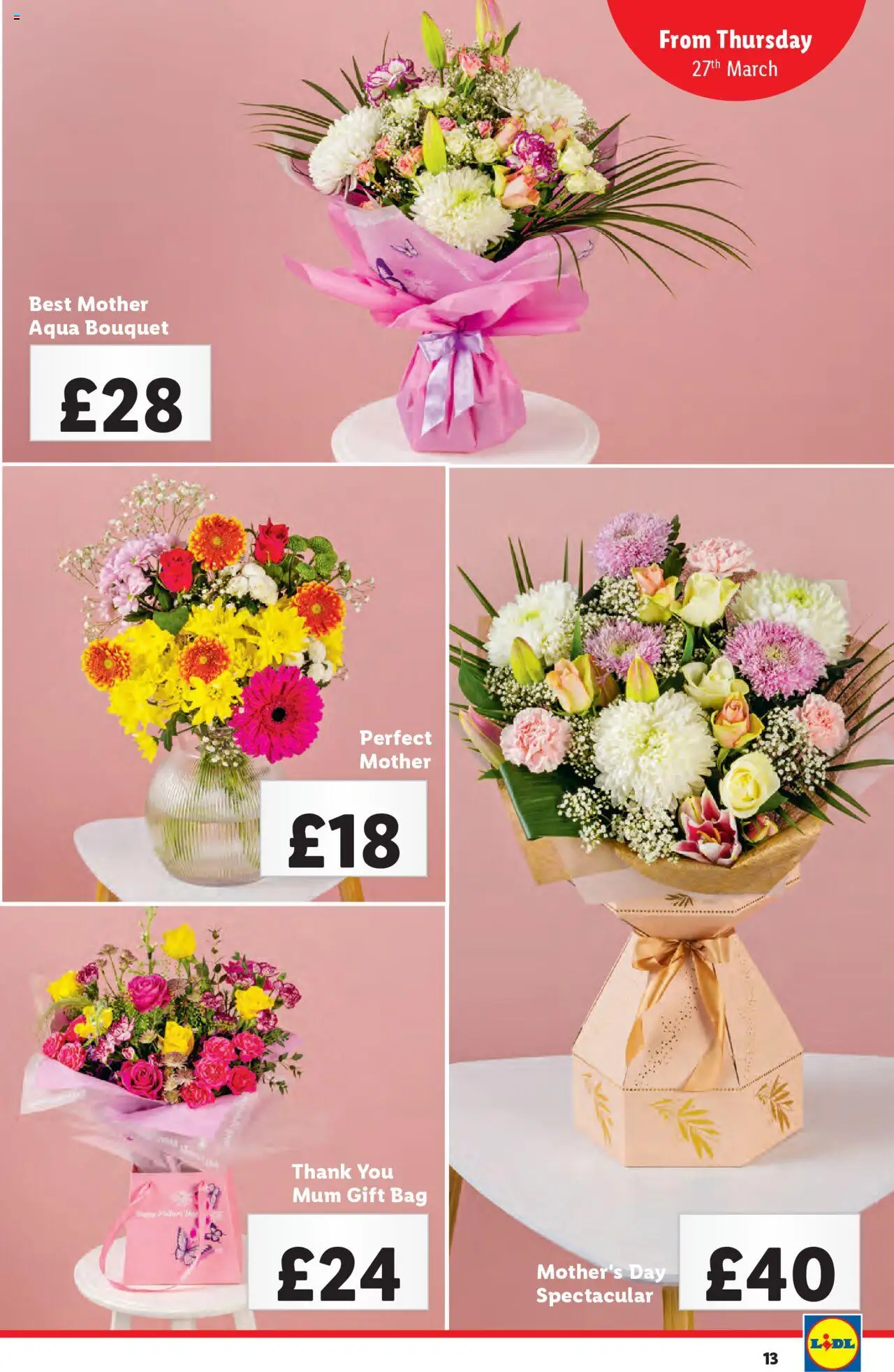 Lidl shop Mother's Day valid from 27/03/2025 - Page number 13
