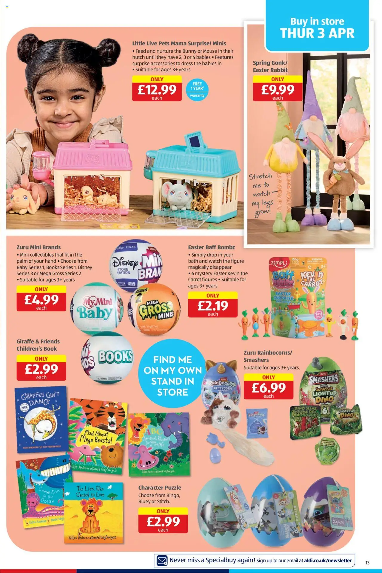 Aldi shop Weekly offers Scottish Specialbuys valid from 03/04/2025 - Page number 13