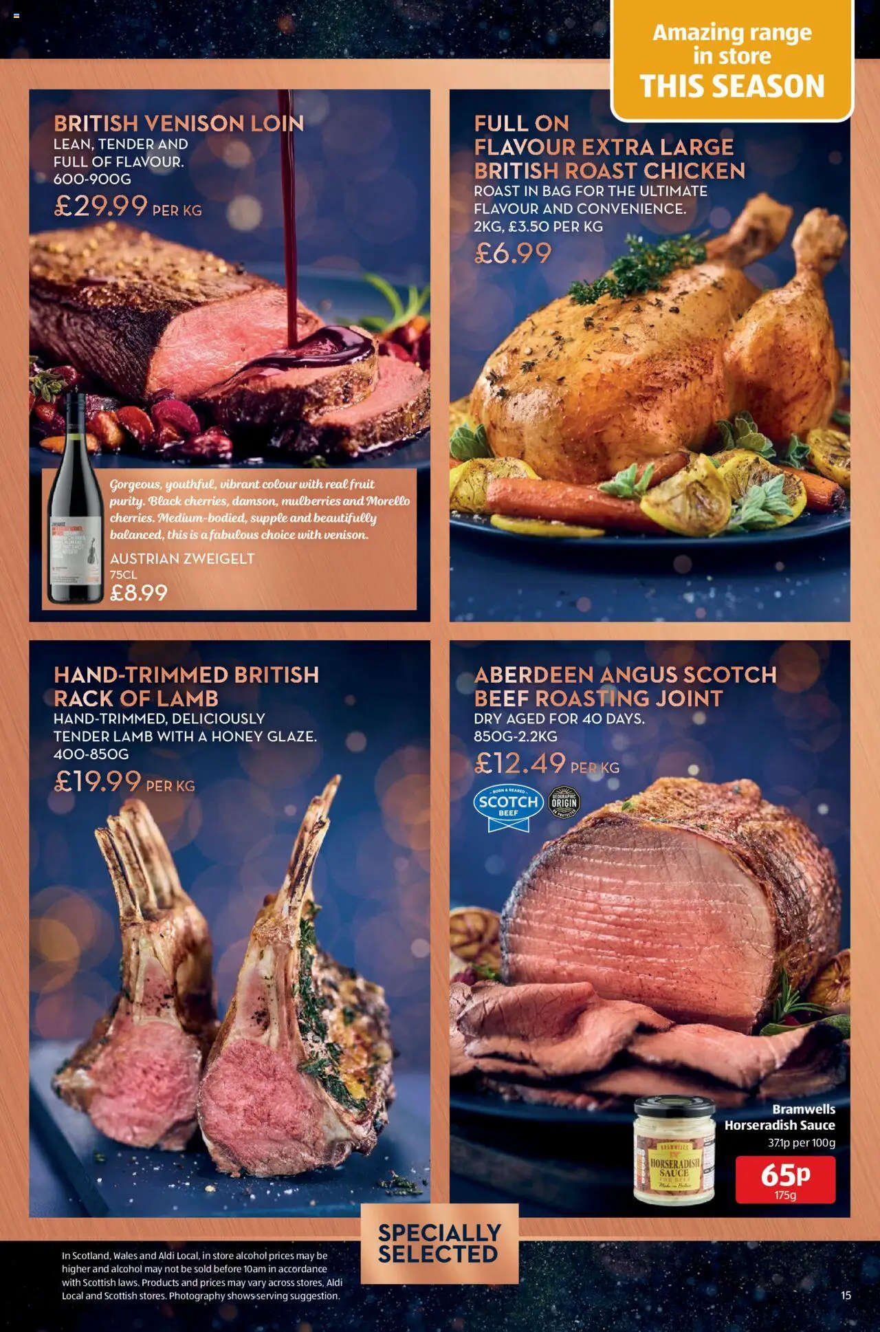 Aldi shop Weekly offers Scottish Specialbuys valid from 03/04/2025 - Page number 15