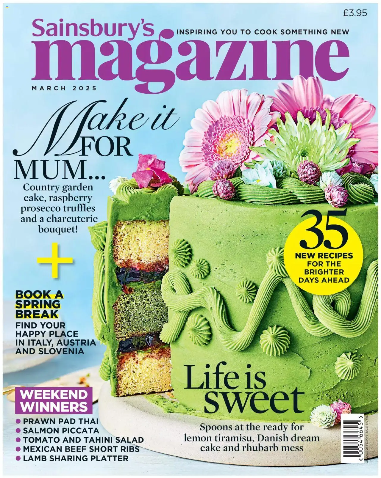 Sainsbury's shop Magazine Collection - March 2025 valid from 01/03/2025 - Page number 1