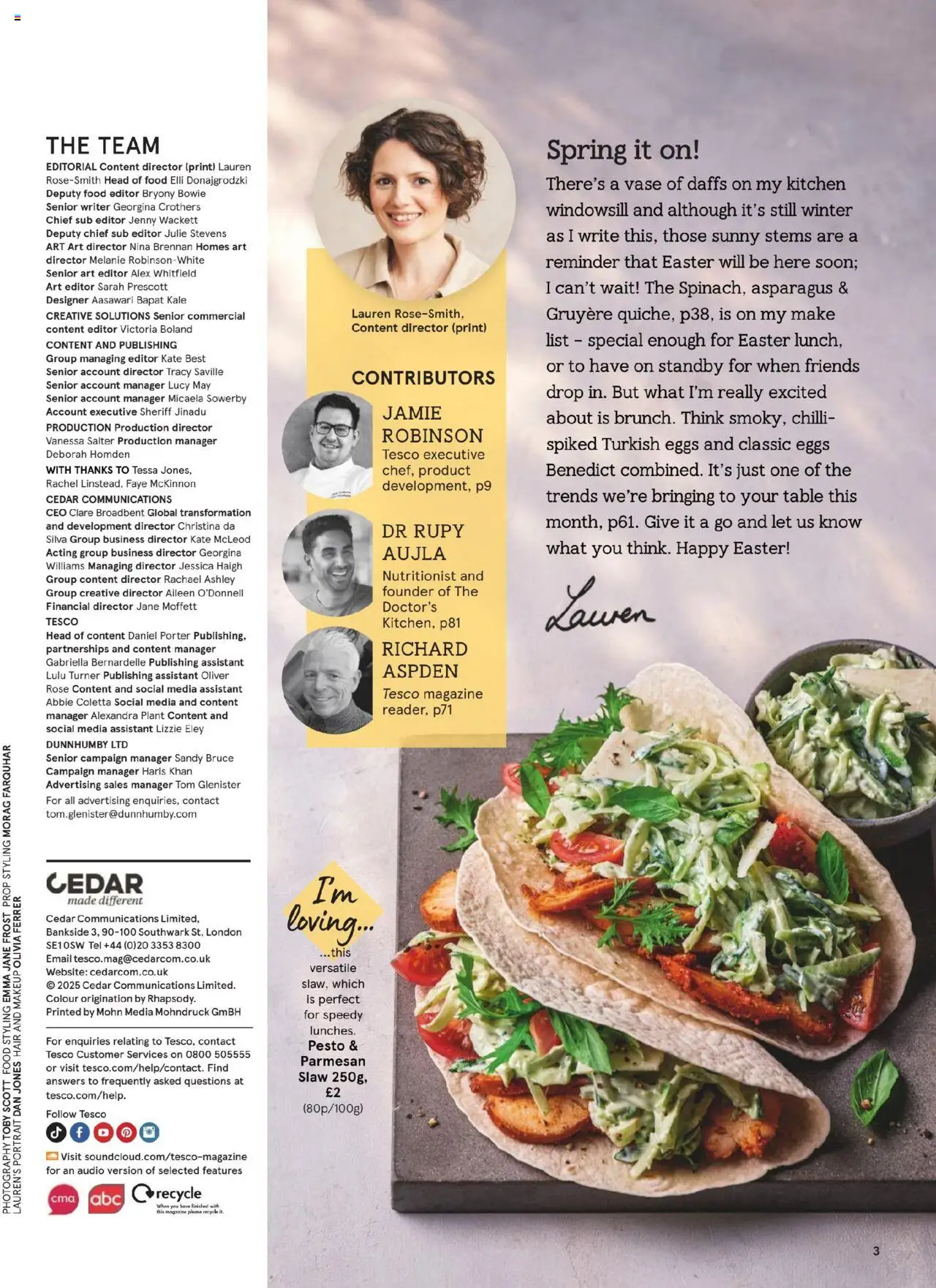 Tesco shop Tesco Magazine - April 2025 valid from 01/04/2025 - Page number 3