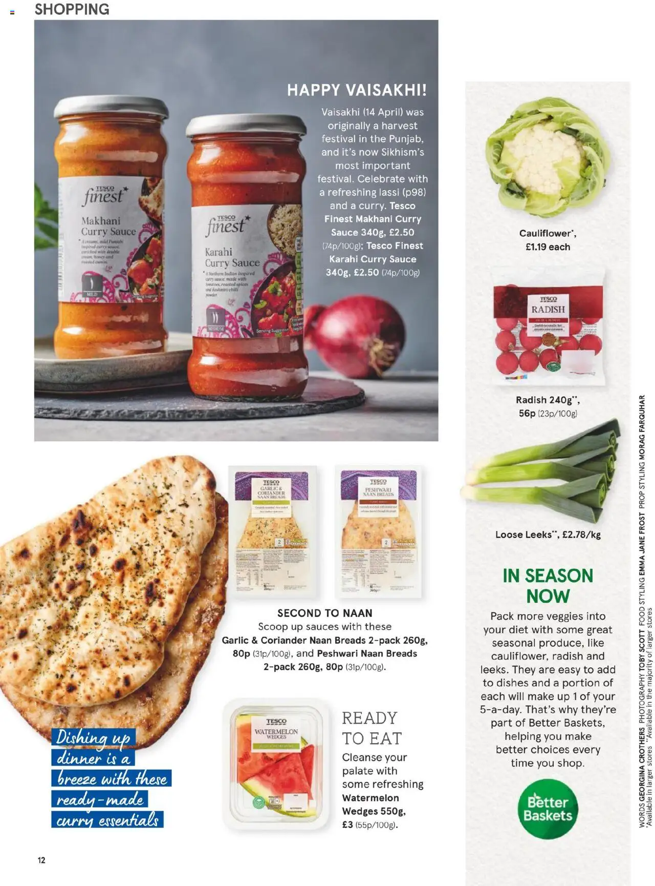 Tesco shop Tesco Magazine - April 2025 valid from 01/04/2025 - Page number 12
