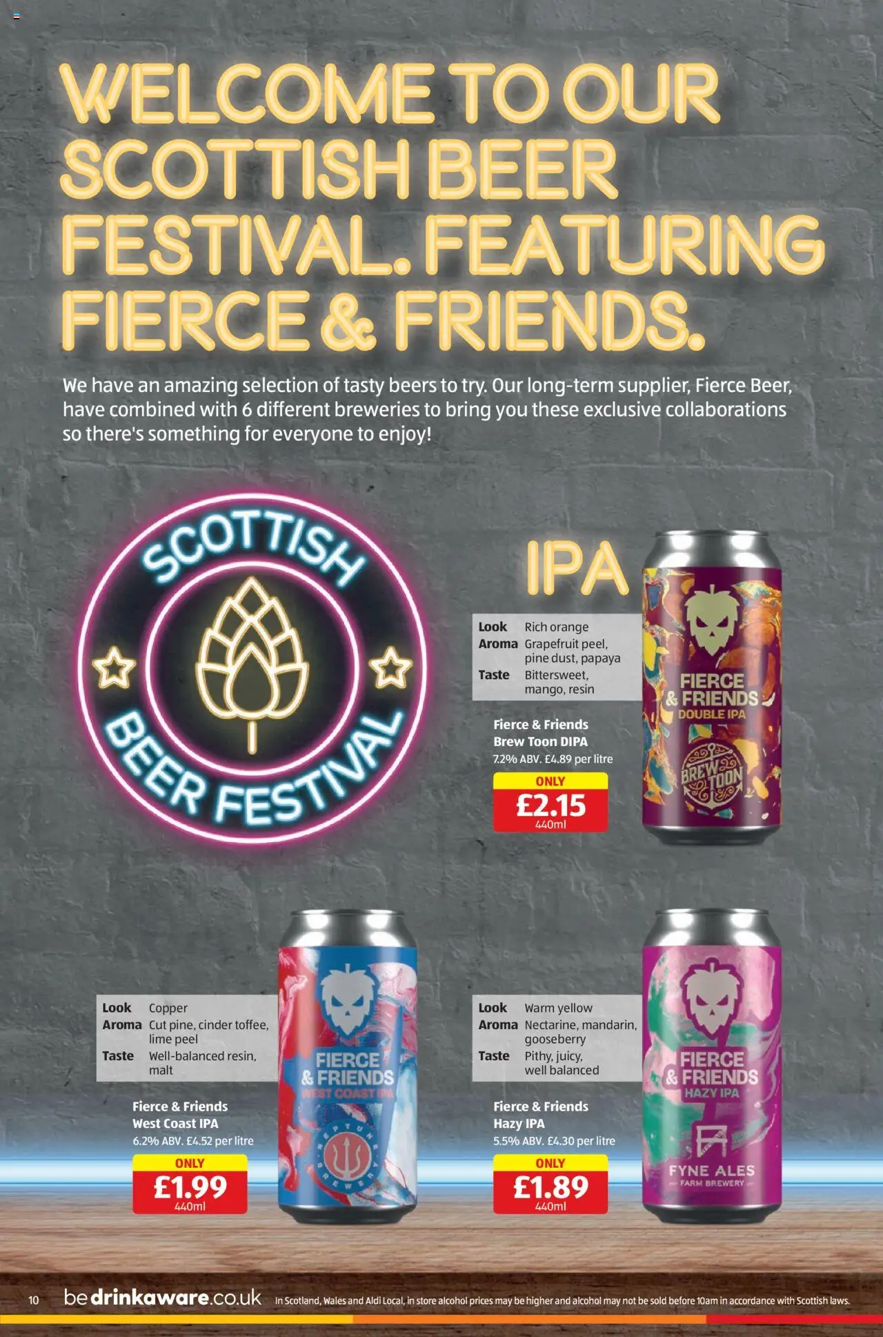 Aldi shop Weekly offers Scottish Specialbuys valid from 10/04/2025 - Page number 10