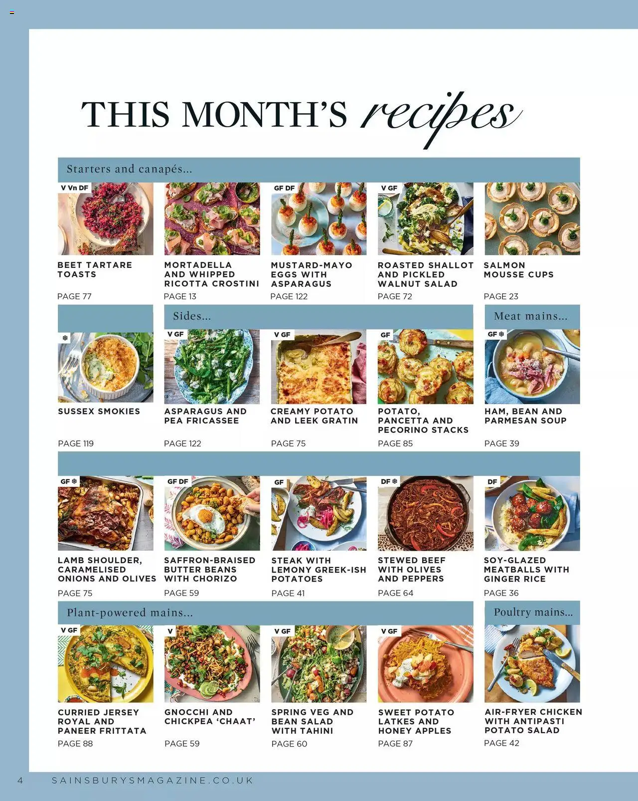 Sainsbury's shop Sainsbury’s Magazine – April 2025 valid from 01/04/2025 - Page number 4