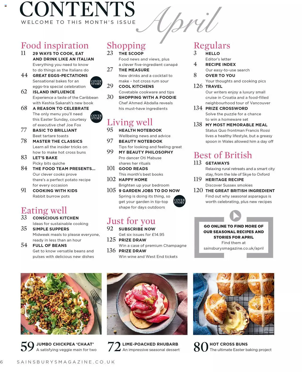 Sainsbury's shop Sainsbury’s Magazine – April 2025 valid from 01/04/2025 - Page number 6