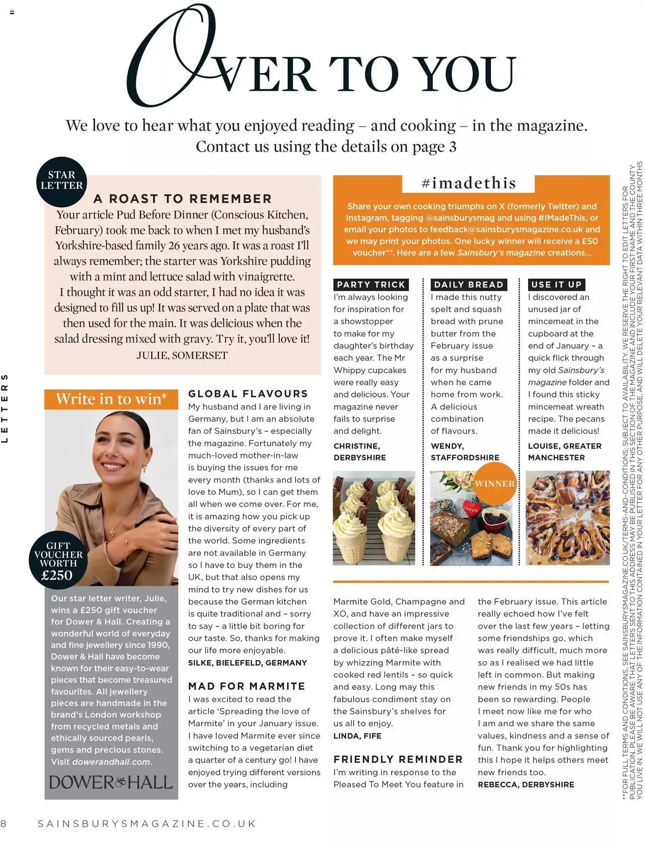 Sainsbury's shop Sainsbury’s Magazine – April 2025 valid from 01/04/2025 - Page number 8
