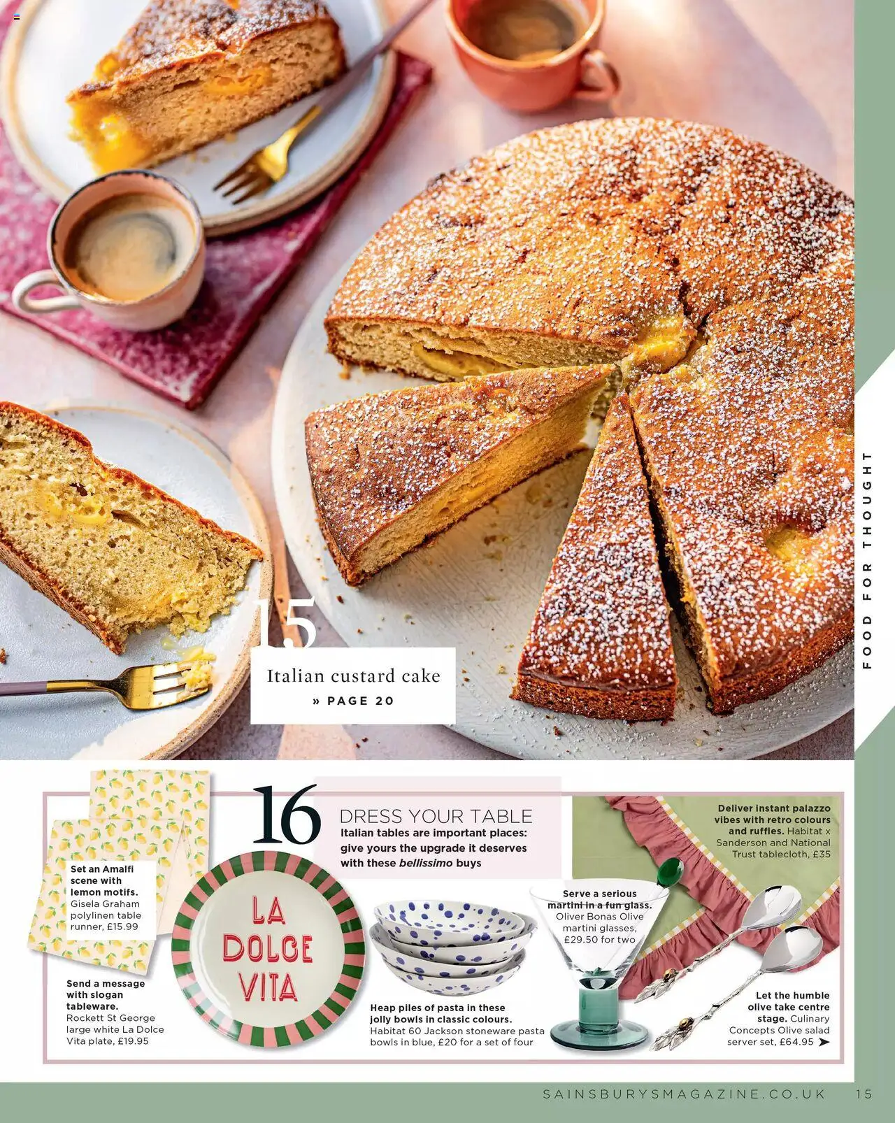Sainsbury's shop Sainsbury’s Magazine – April 2025 valid from 01/04/2025 - Page number 15