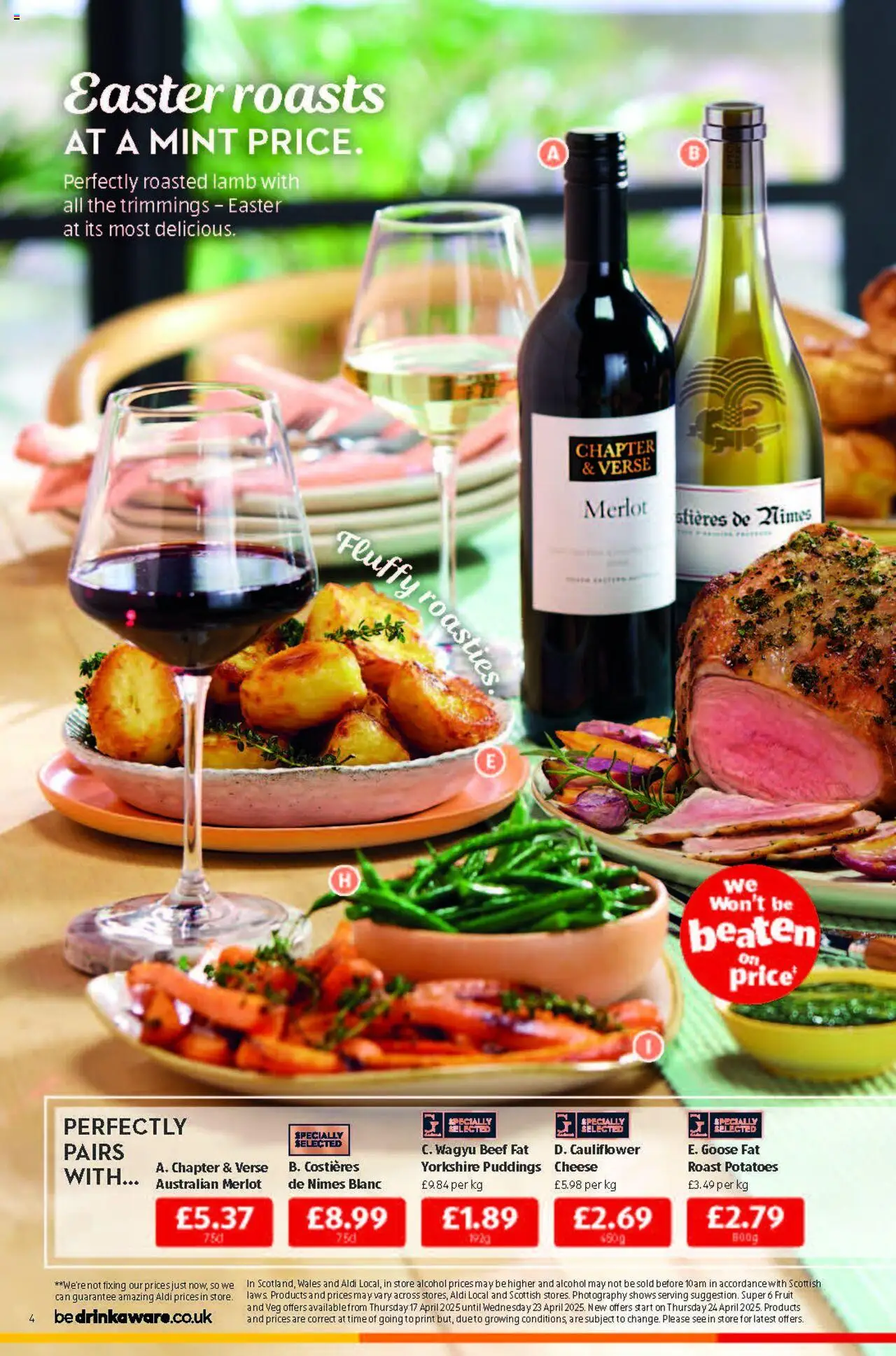 Aldi shop Weekly offers Scottish Specialbuys valid from 14/04/2025 - Page number 4
