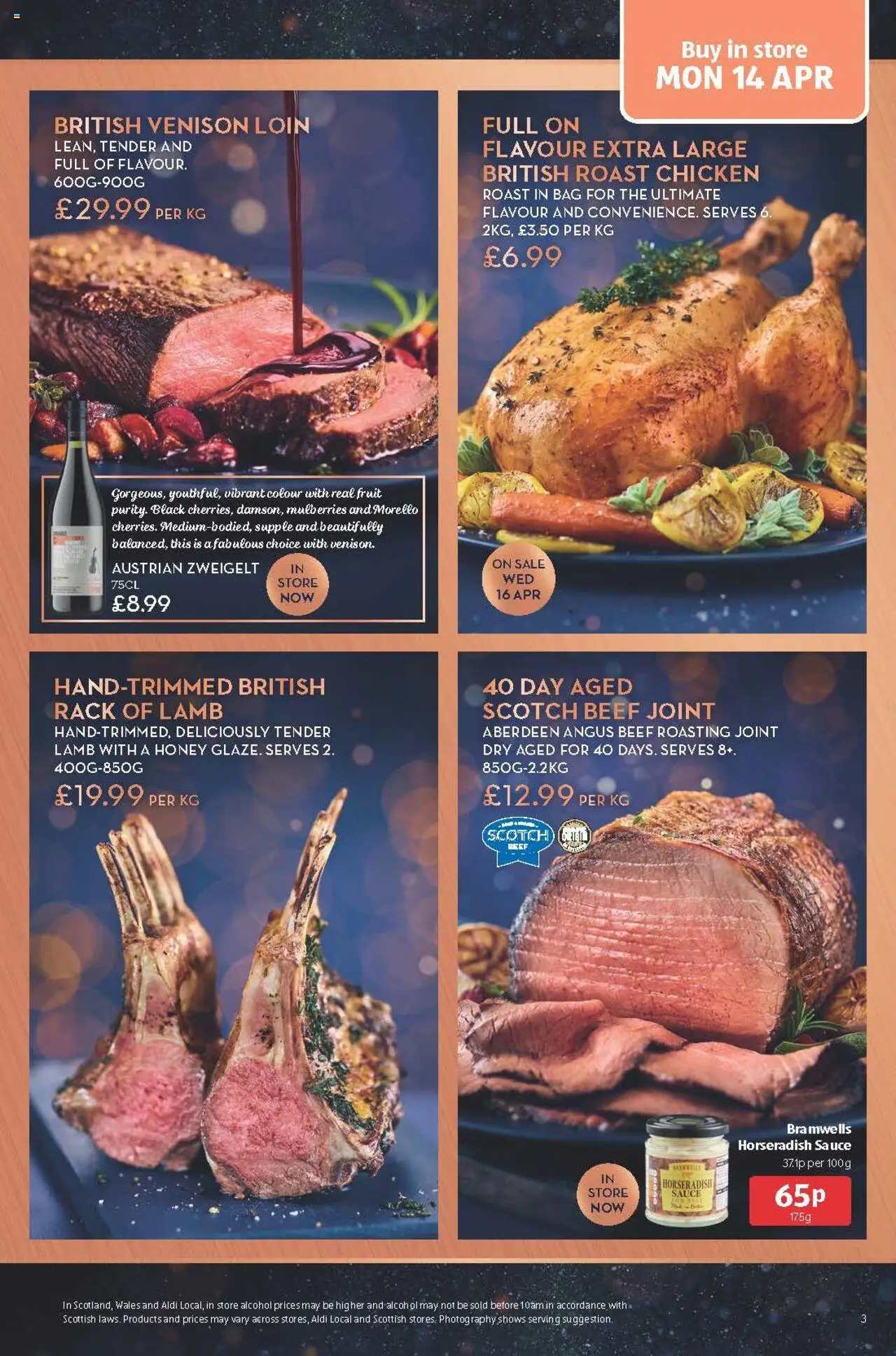 Aldi shop Weekly offers Scottish Specialbuys valid from 14/04/2025 - Page number 3