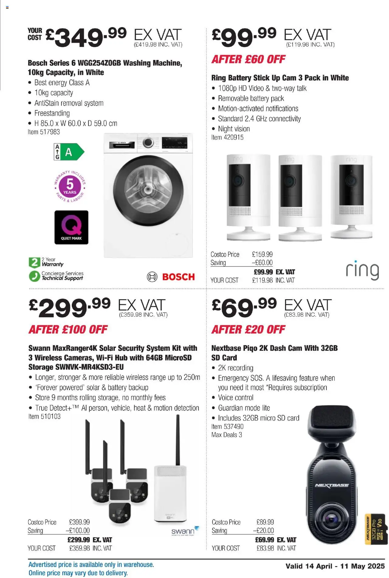 Costco shop Member-Only Savings Scotland & Wales valid from 14/04/2025 - Page number 7