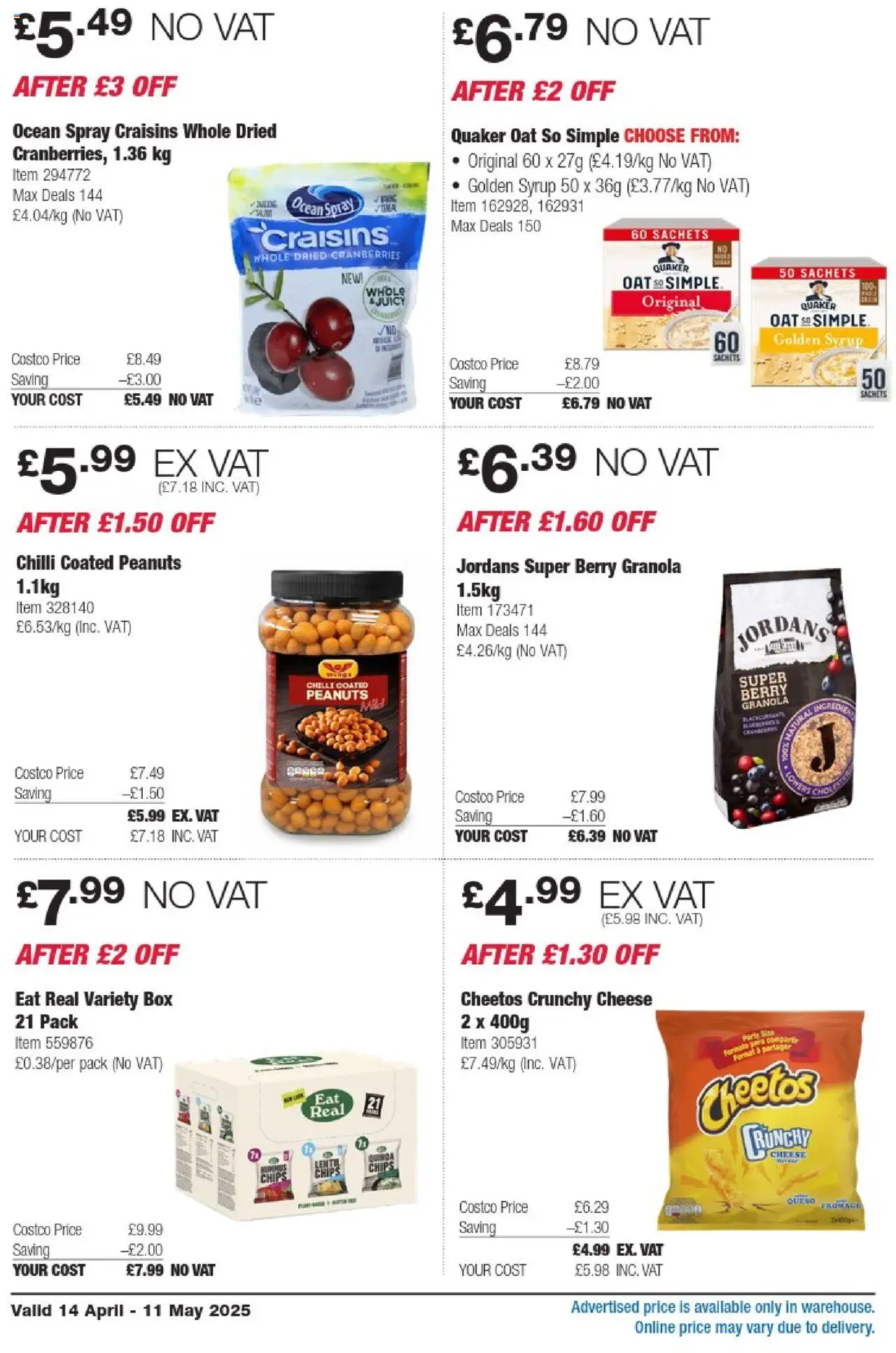 Costco shop Member-Only Savings Scotland & Wales valid from 14/04/2025 - Page number 16