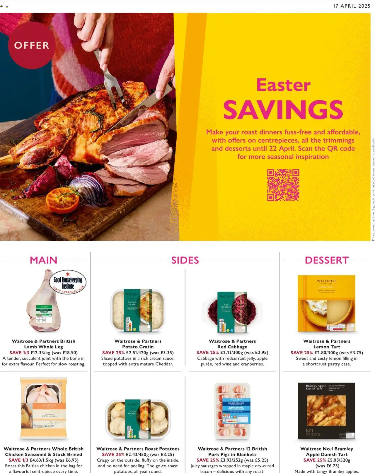 Waitrose shop Offers valid from 17/04/2025 - Page number 4