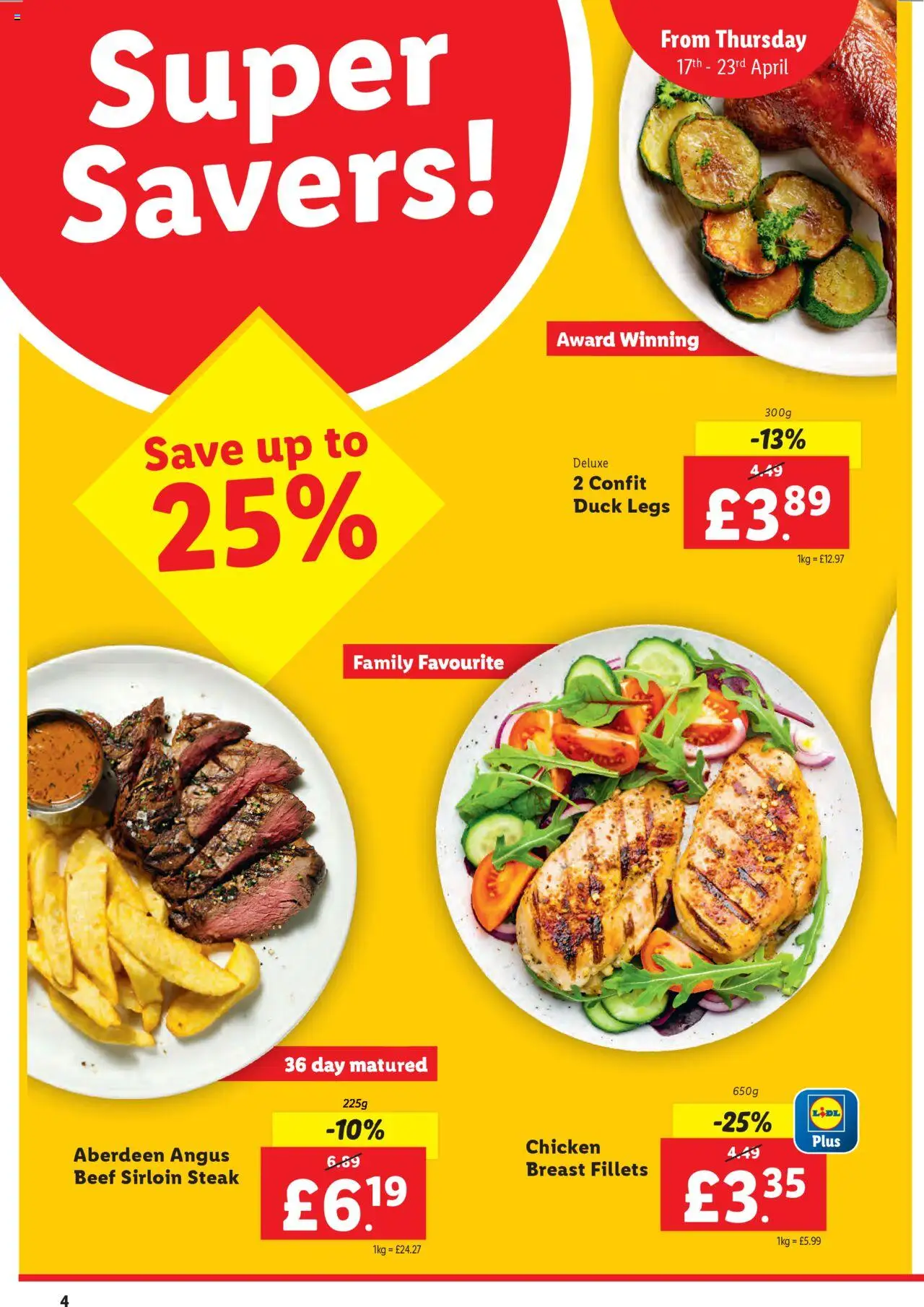 Lidl shop Super savers valid from 17/04/2025 - Page number 4