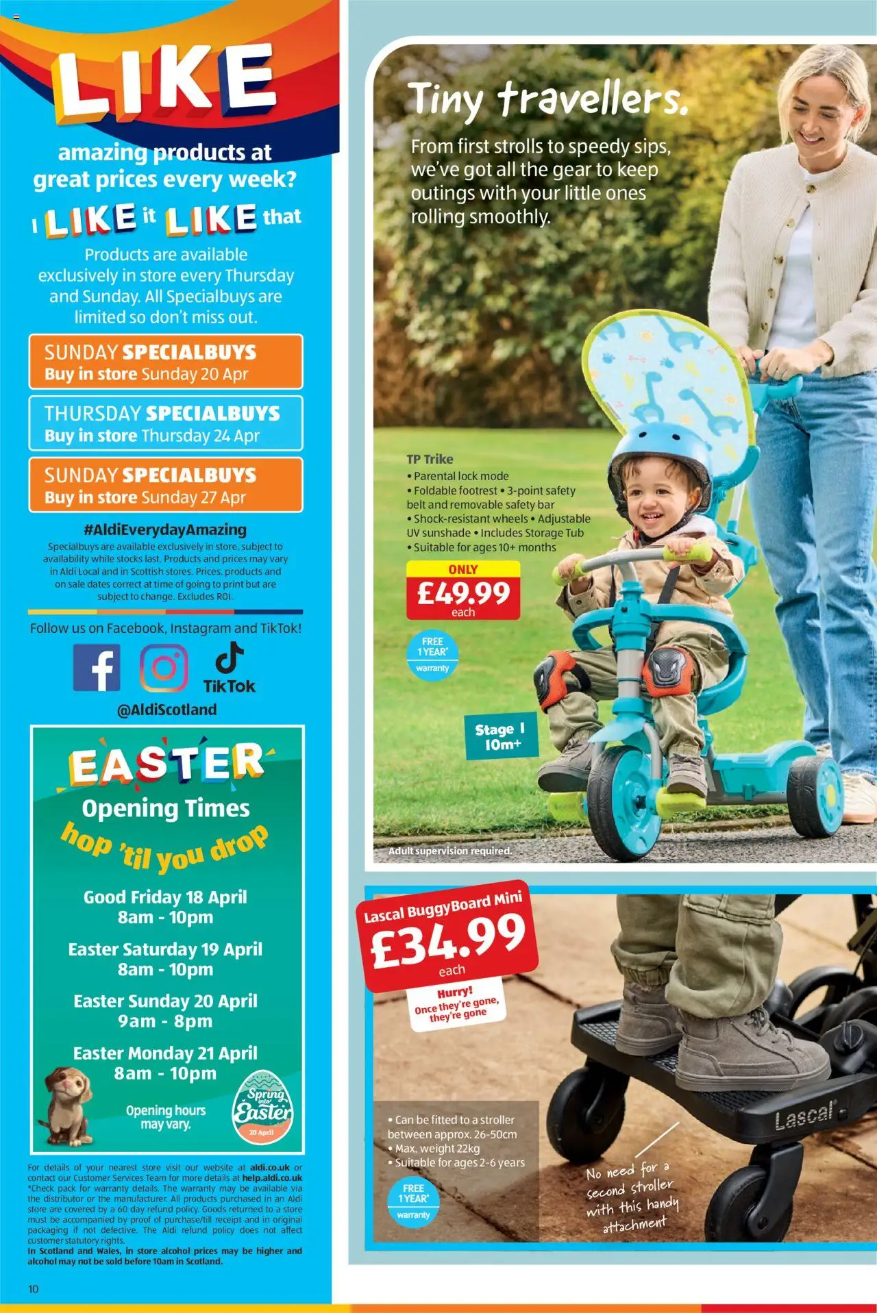 Aldi shop Weekly offers Scottish Specialbuys valid from 21/04/2025 - Page number 10