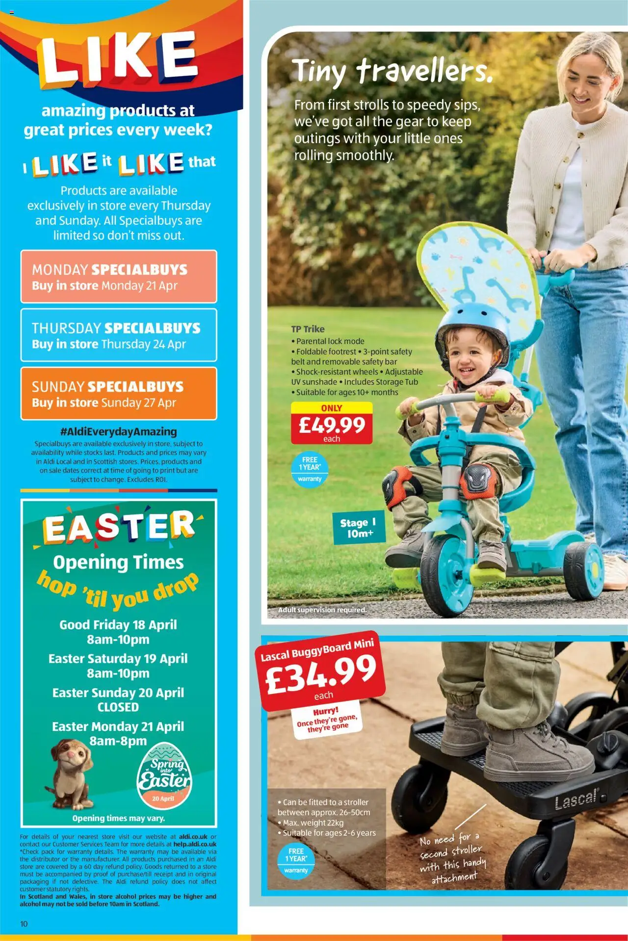Aldi shop Weekly offers UK Specialbuys valid from 21/04/2025 - Page number 10
