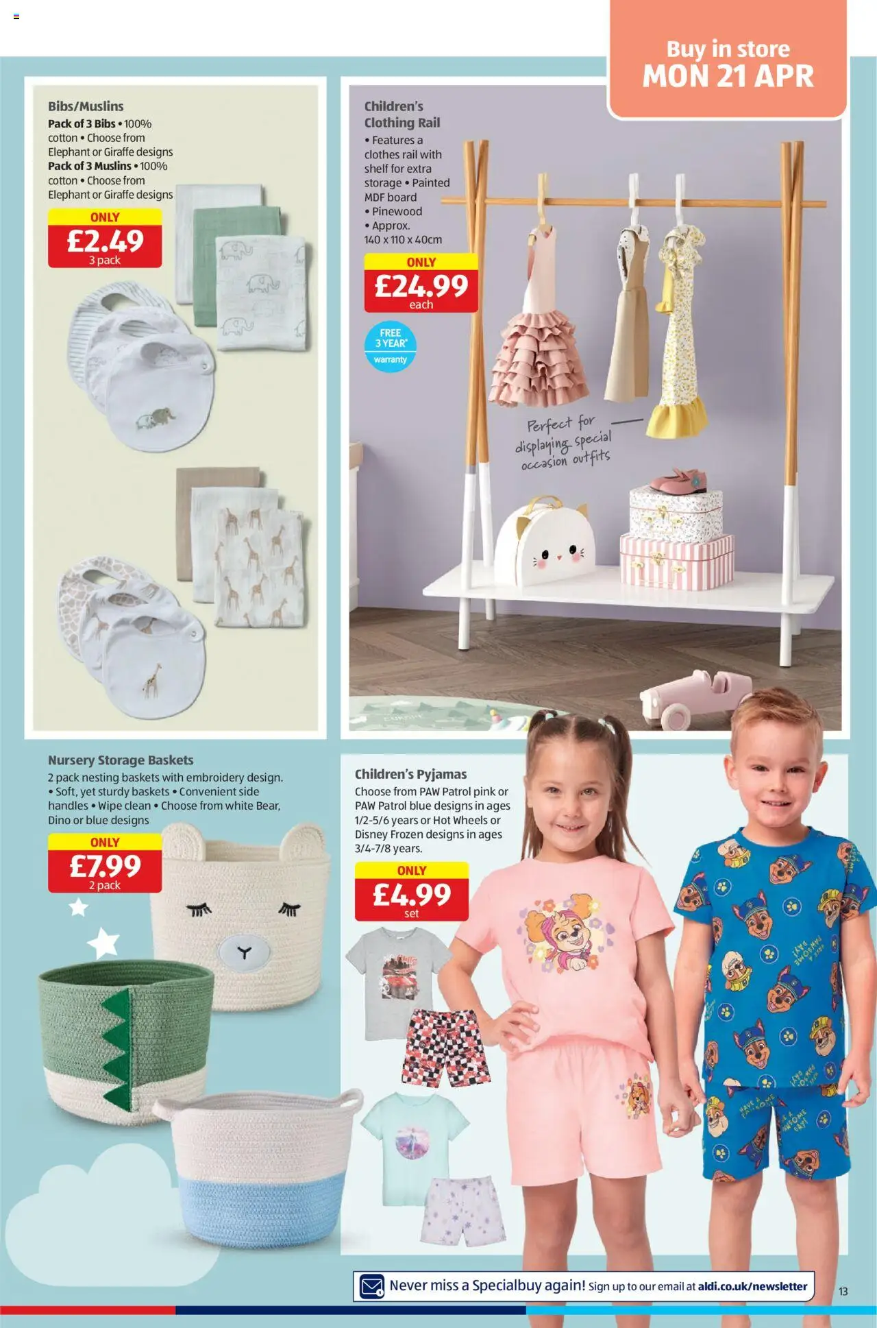 Aldi shop Weekly offers UK Specialbuys valid from 21/04/2025 - Page number 13