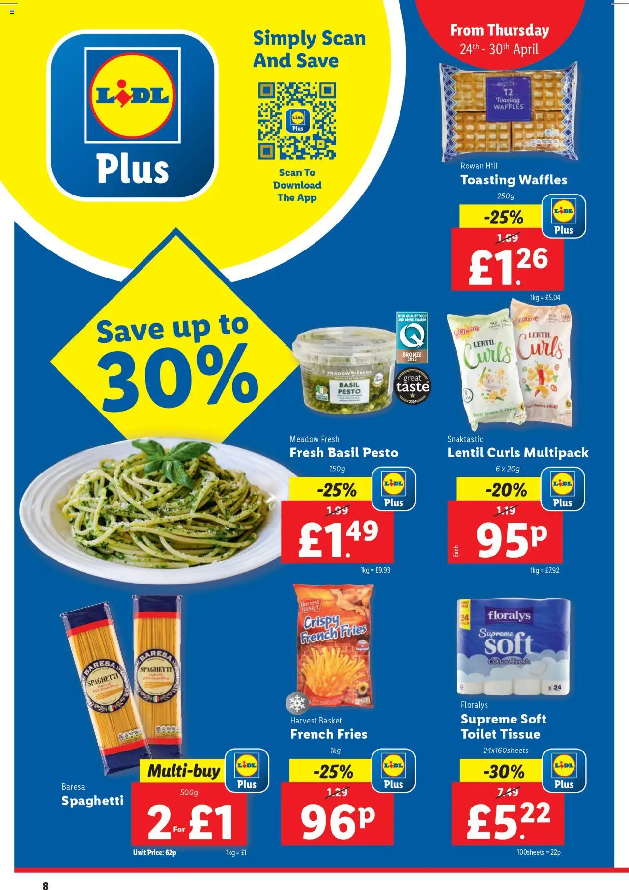 Lidl shop Family meals valid from 24/04/2025 - Page number 8