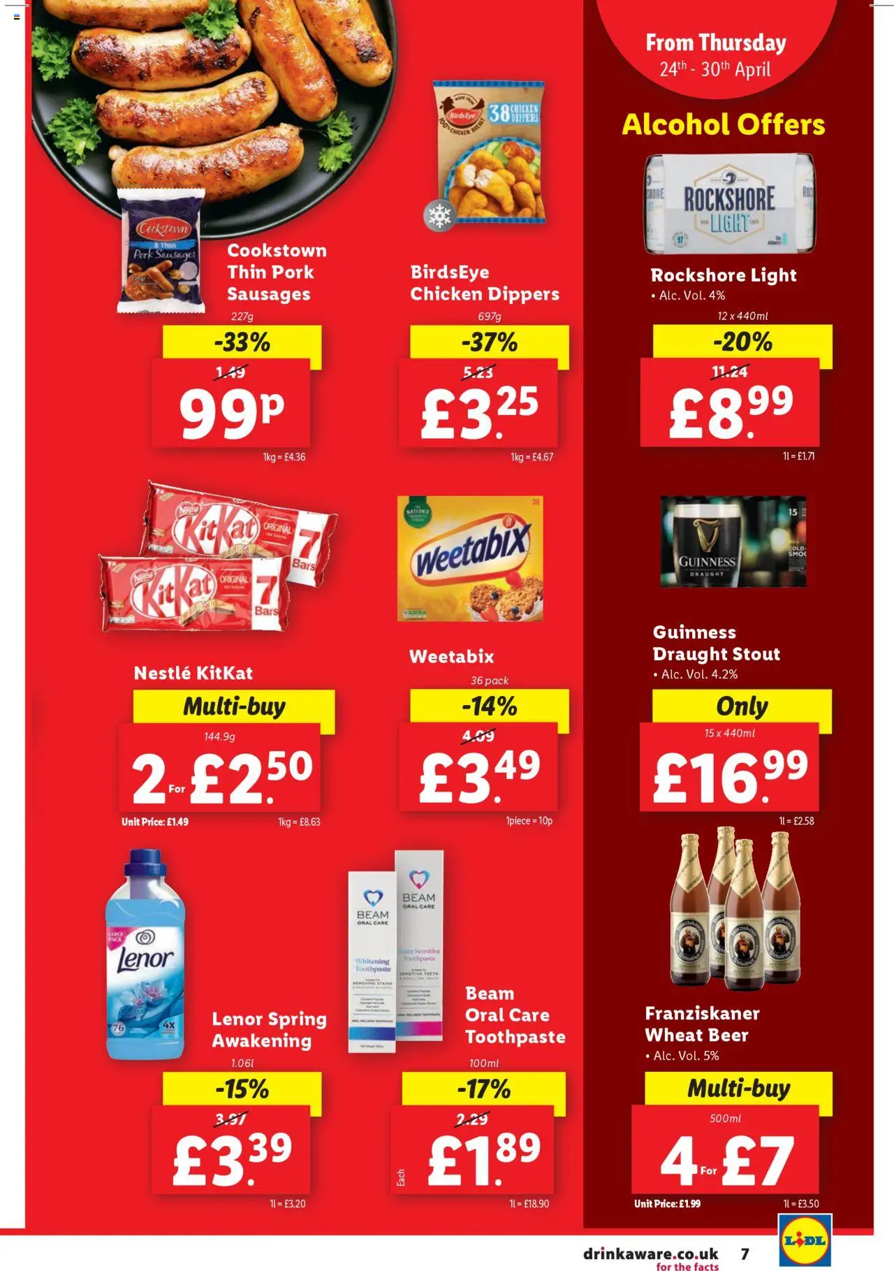 Lidl shop Family meals valid from 24/04/2025 - Page number 7