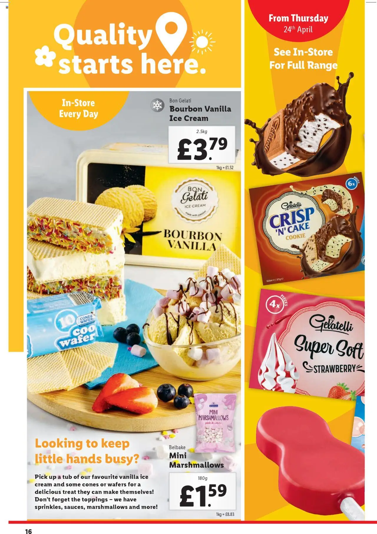 Lidl shop Family meals valid from 24/04/2025 - Page number 16