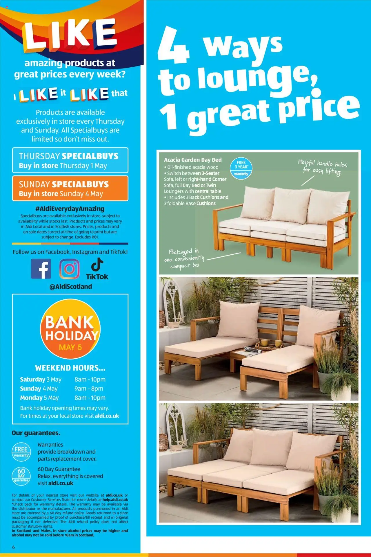Aldi shop Weekly offers Scottish Specialbuys valid from 01/05/2025 - Page number 6