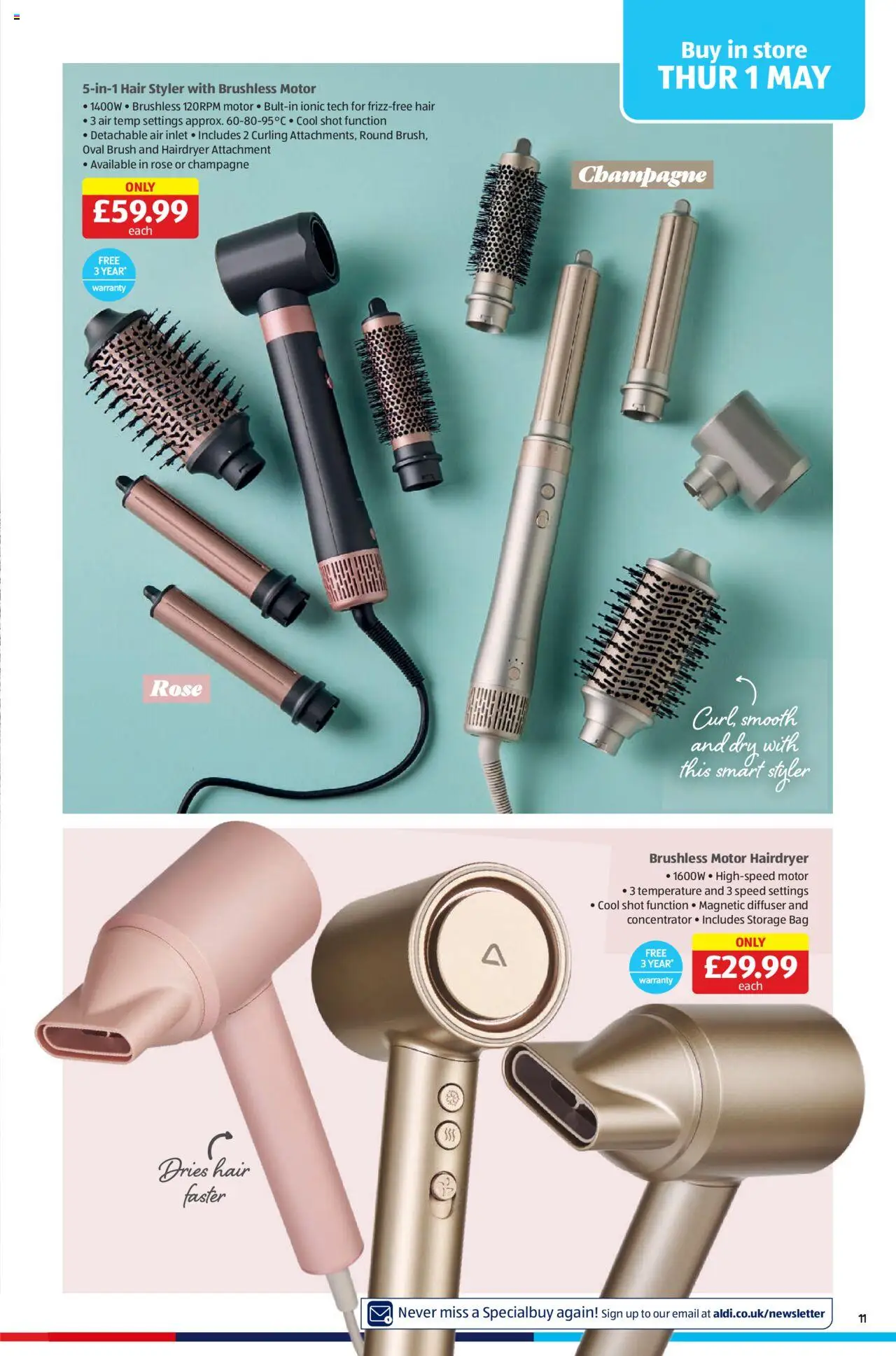 Aldi shop Weekly offers Scottish Specialbuys valid from 01/05/2025 - Page number 11
