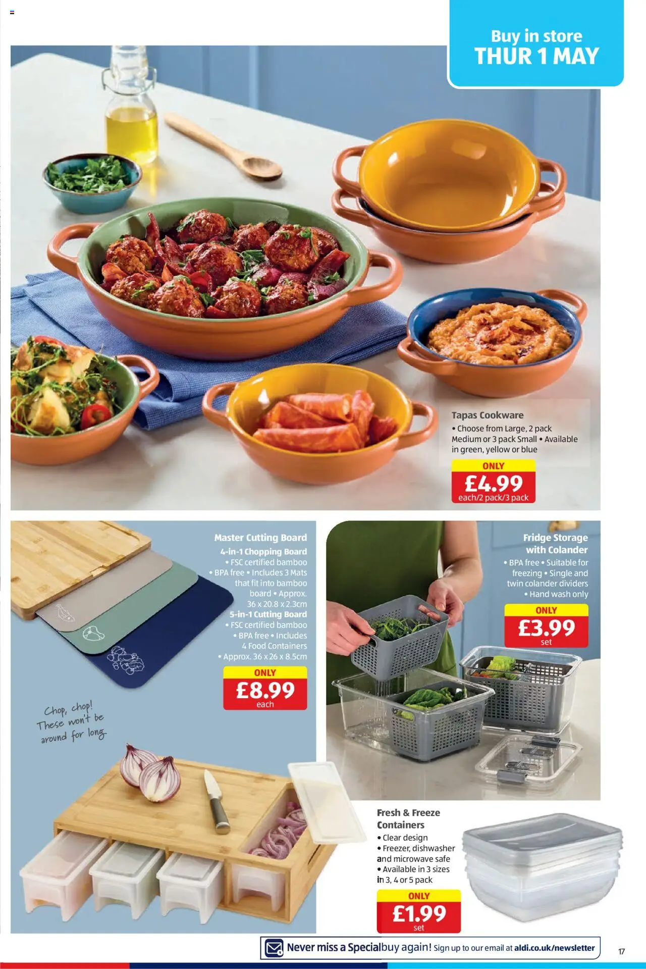 Aldi shop Weekly offers Scottish Specialbuys valid from 01/05/2025 - Page number 17