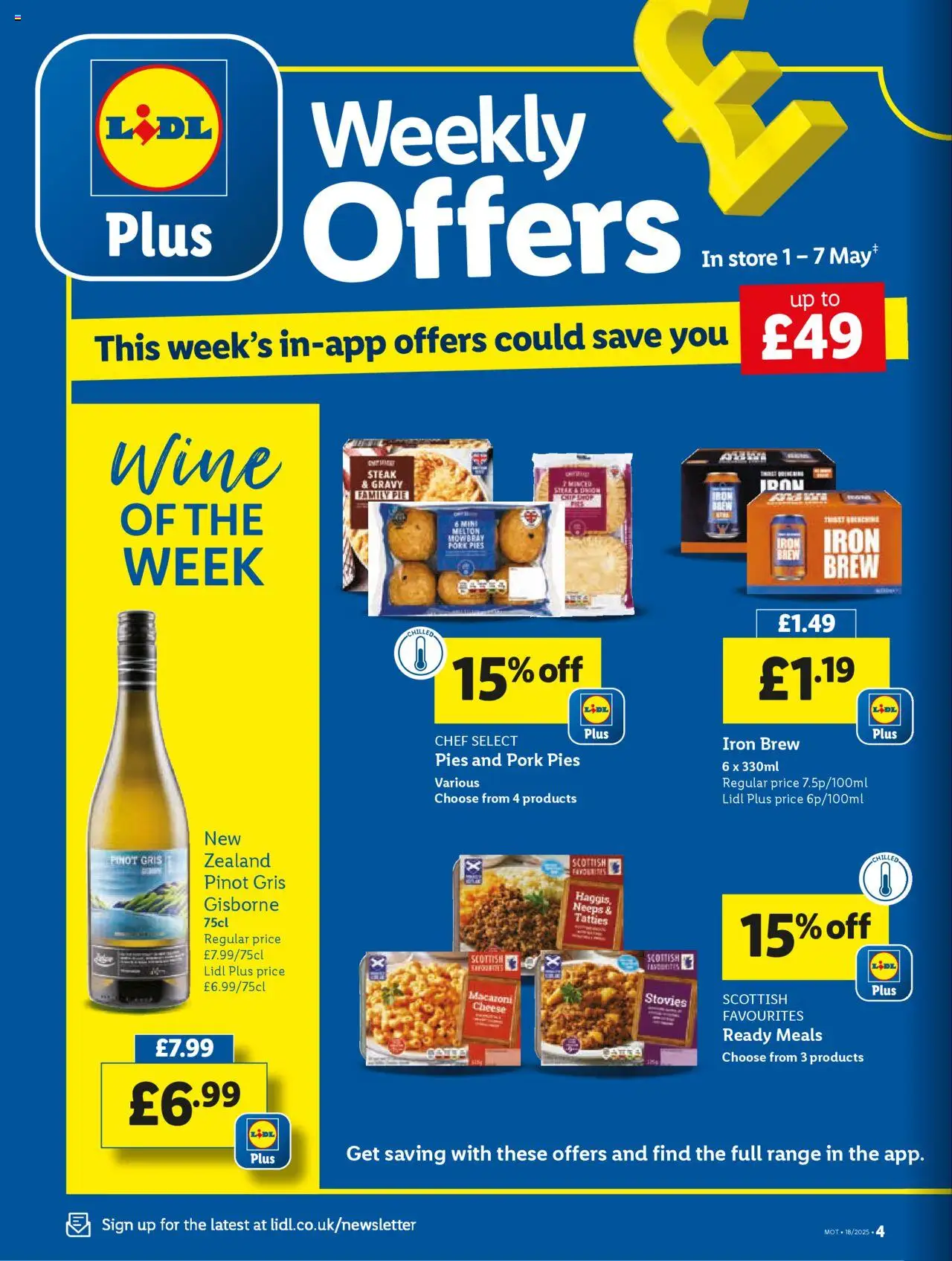 Lidl shop Lidl Weekly Scotland valid from 01/05/2025 - Page number 4