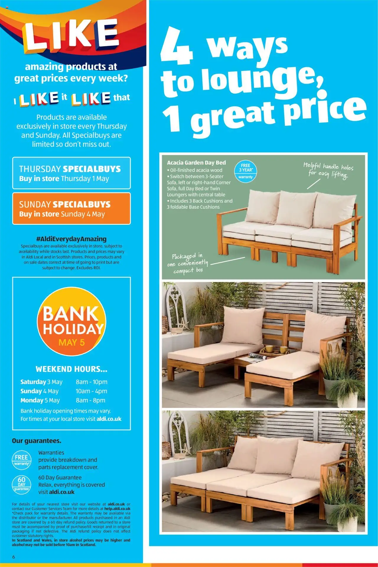 Aldi shop Weekly offers UK Specialbuys valid from 01/05/2025 - Page number 6