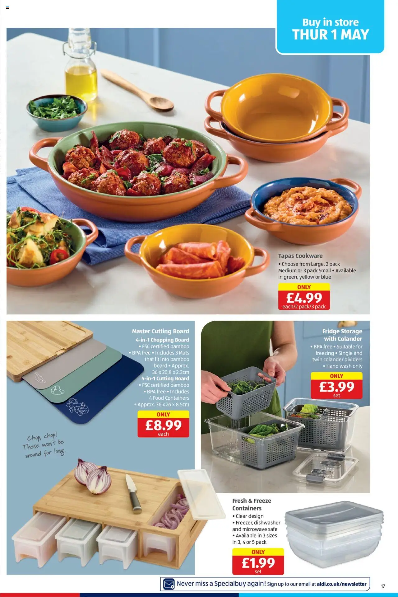 Aldi shop Weekly offers UK Specialbuys valid from 01/05/2025 - Page number 17